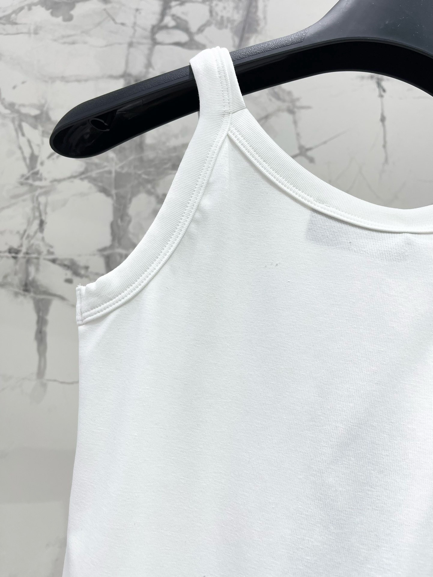 Bagsaaa F**di Logo Embroidered Knitted Tank Top
