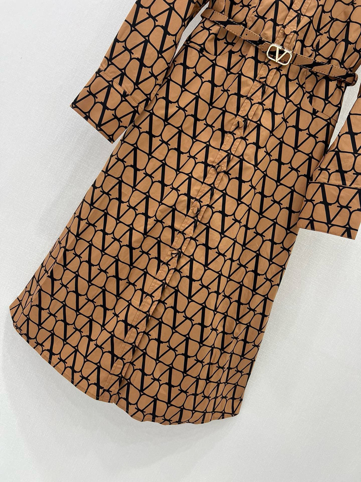 Bagsaaa Va1e*ntin0 Garavani toile Iconograph belt Dress