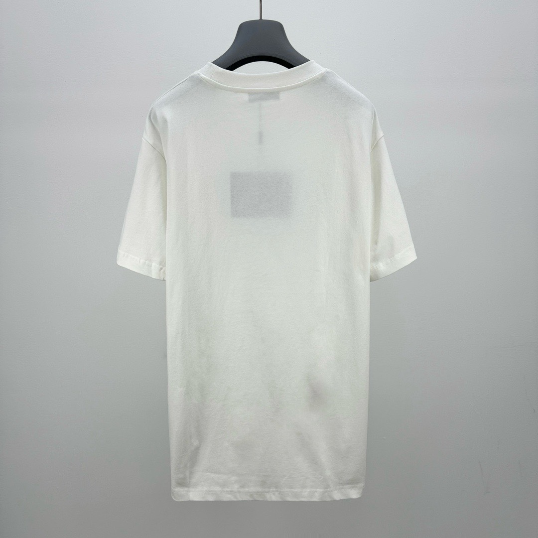 Bagsaaa Pra*a Triangle Logo White T-Shirt 02