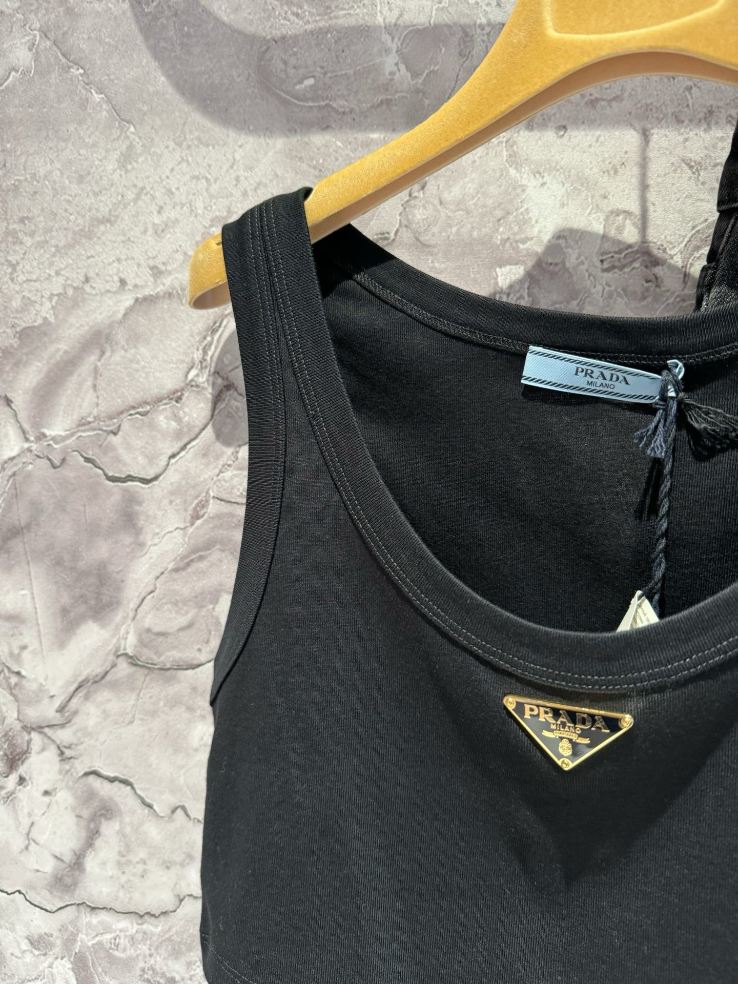 Bagsaaa Pra*a Black Tank Top