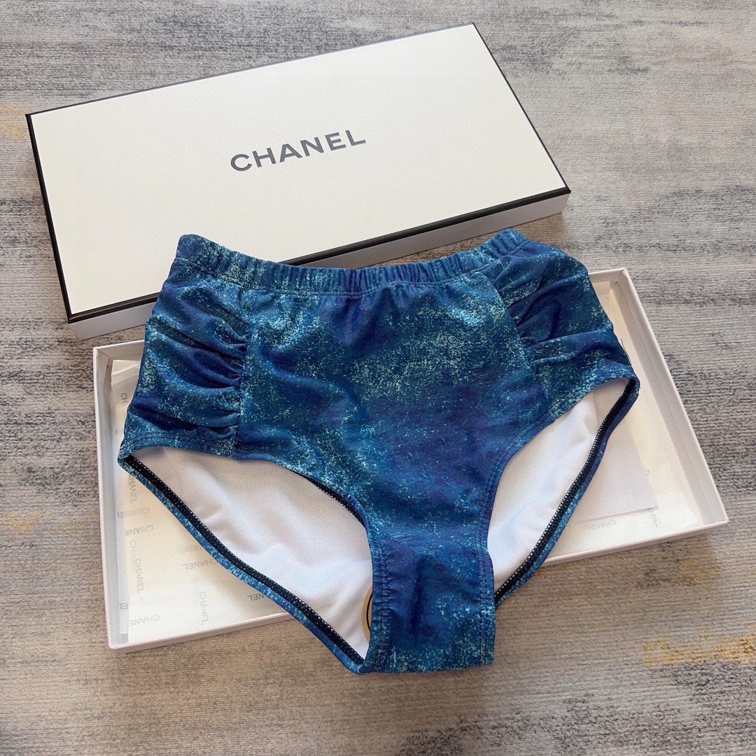 Bagsaaa Pra*a Swimwear Blue Set
