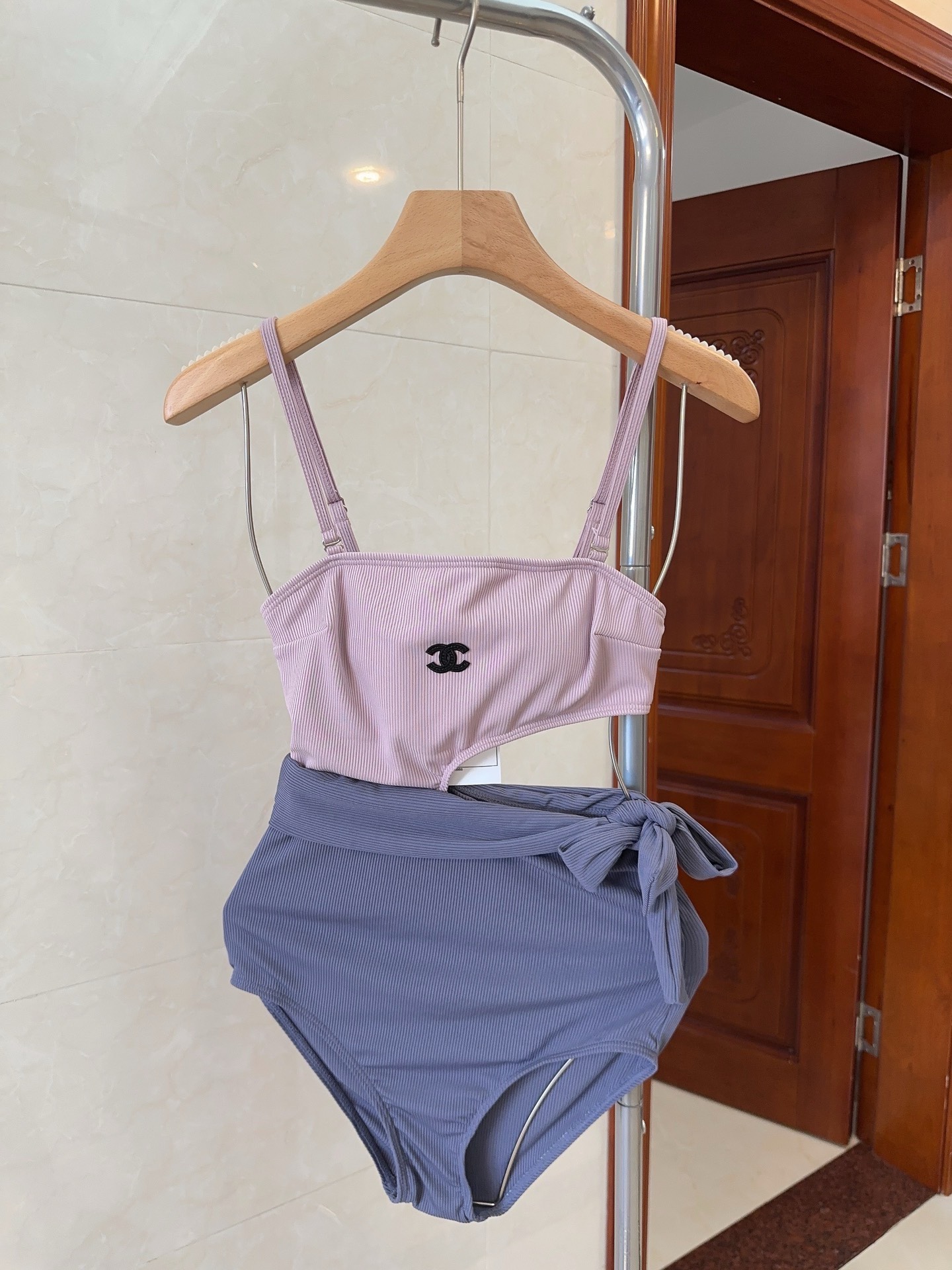 Bagsaaa Ch**el Swimwear Pink&Purple