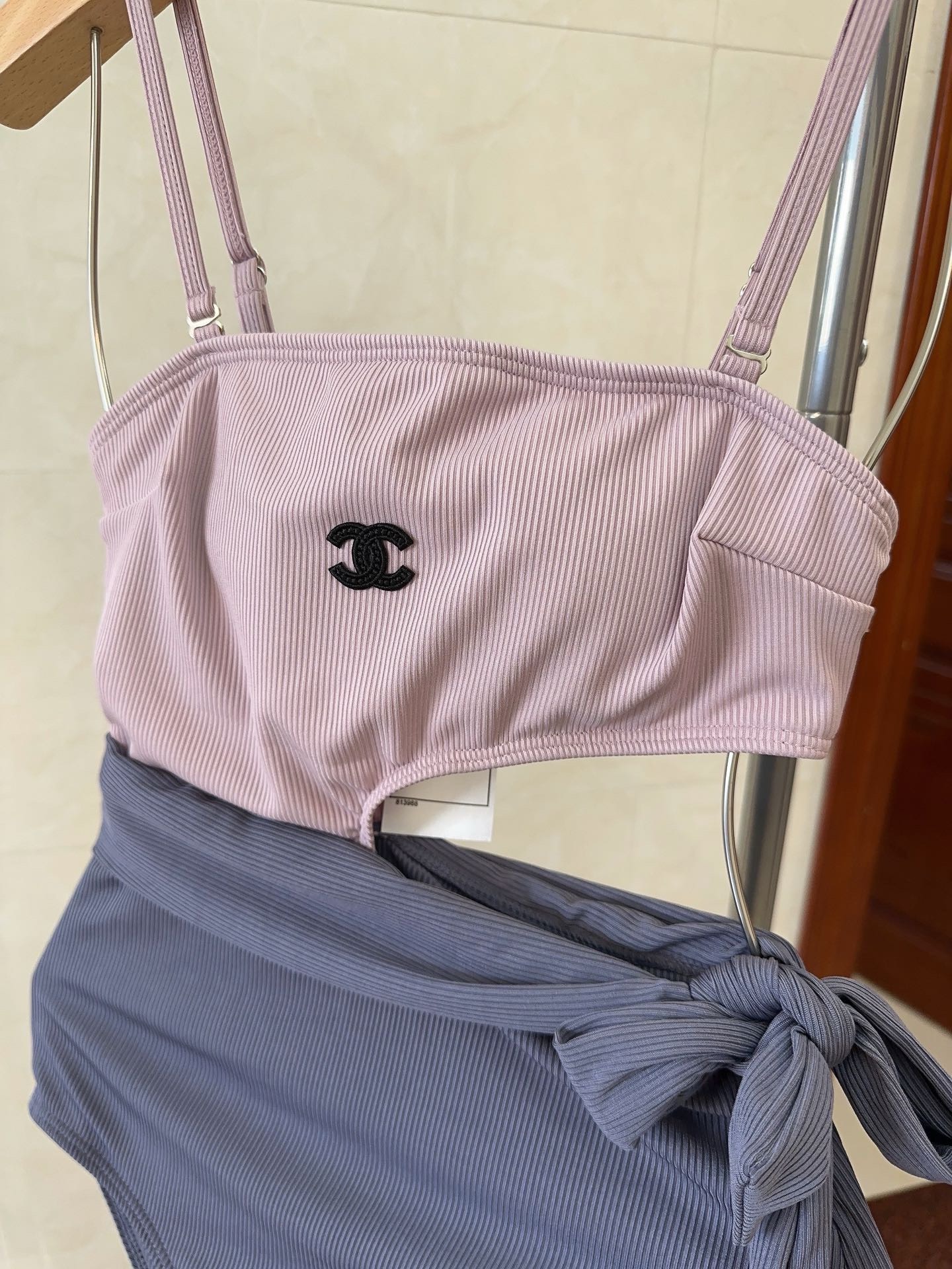 Bagsaaa Ch**el Swimwear Pink&Purple