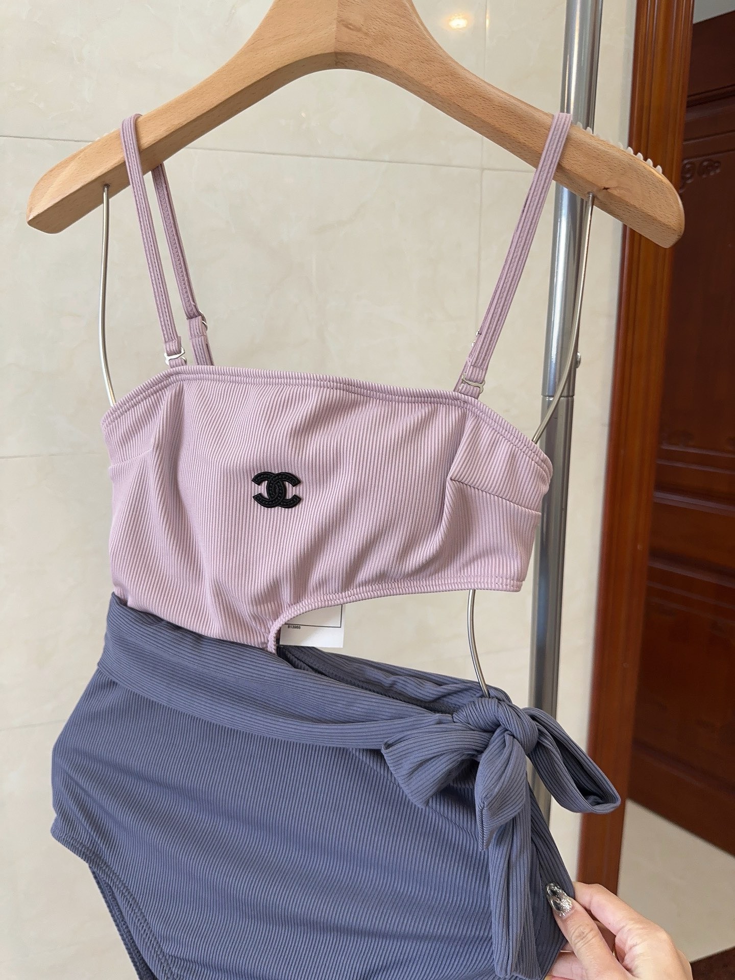 Bagsaaa Ch**el Swimwear Pink&Purple