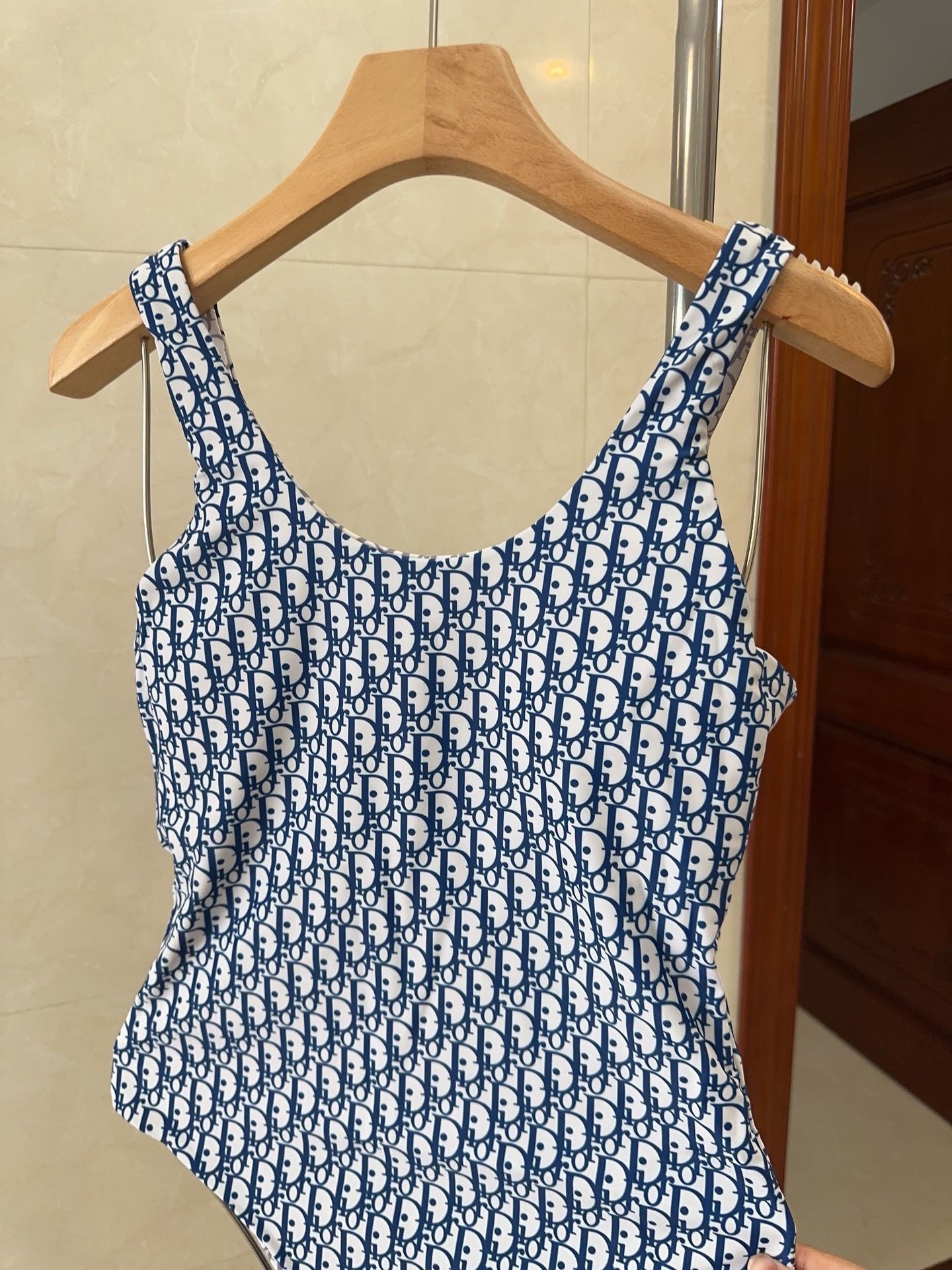 Bagsaaa D10r One Piece Oblique Jacquard Blue