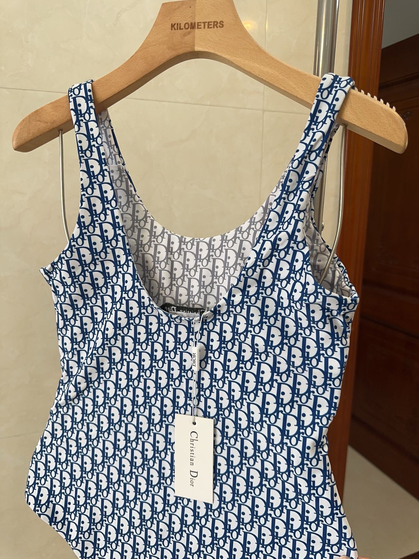 Bagsaaa D10r One Piece Oblique Jacquard Blue