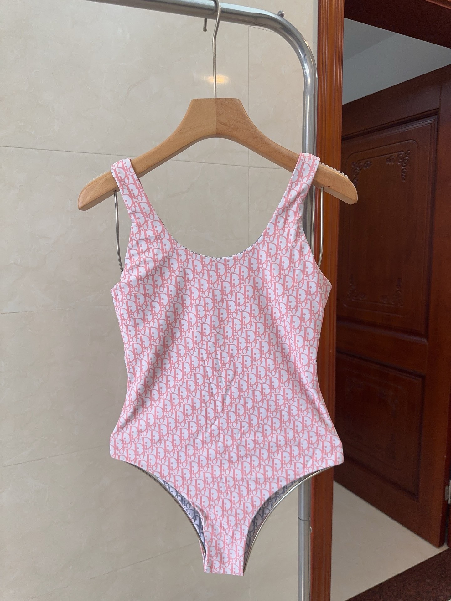 Bagsaaa D10r One Piece Oblique Jacquard Pink