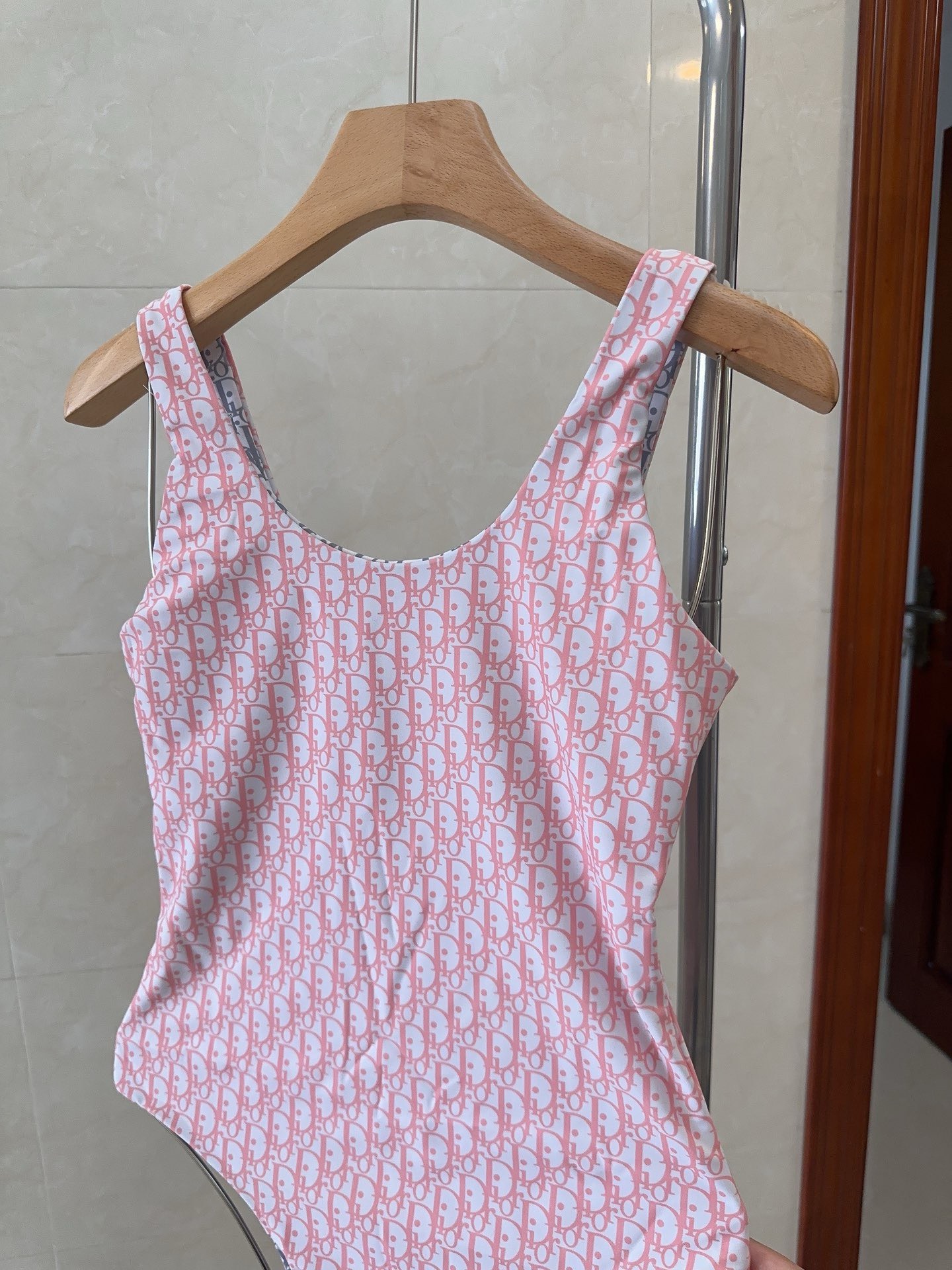 Bagsaaa D10r One Piece Oblique Jacquard Pink