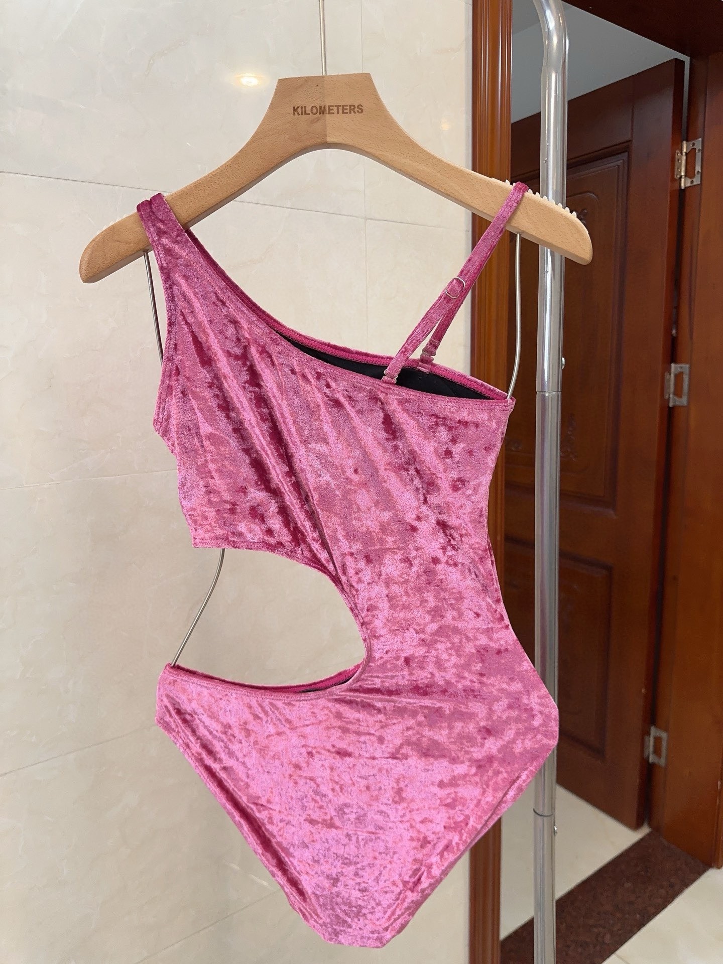 Bagsaaa Ch**el Pink One Piece Swimwear