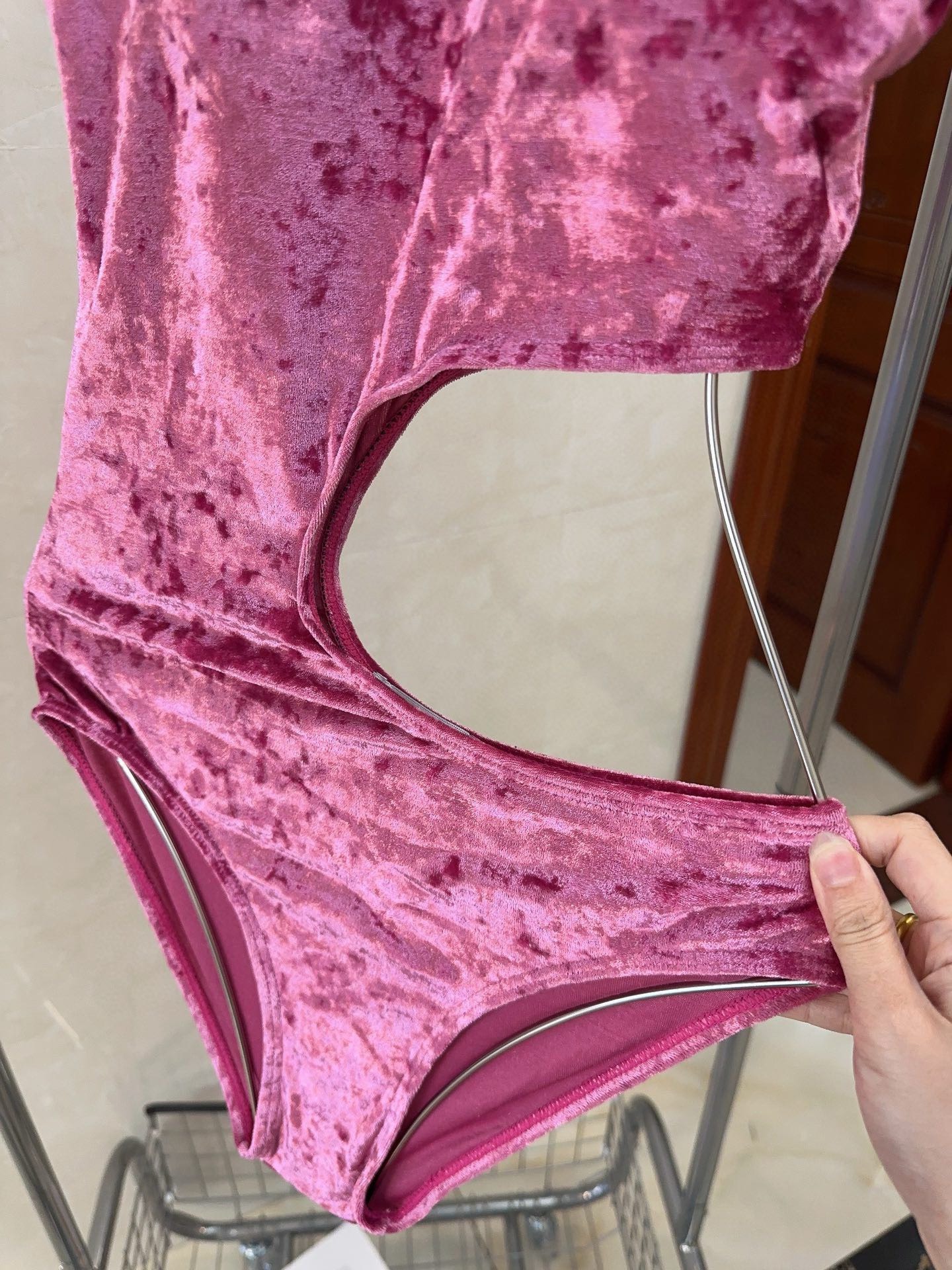 Bagsaaa Ch**el Pink One Piece Swimwear