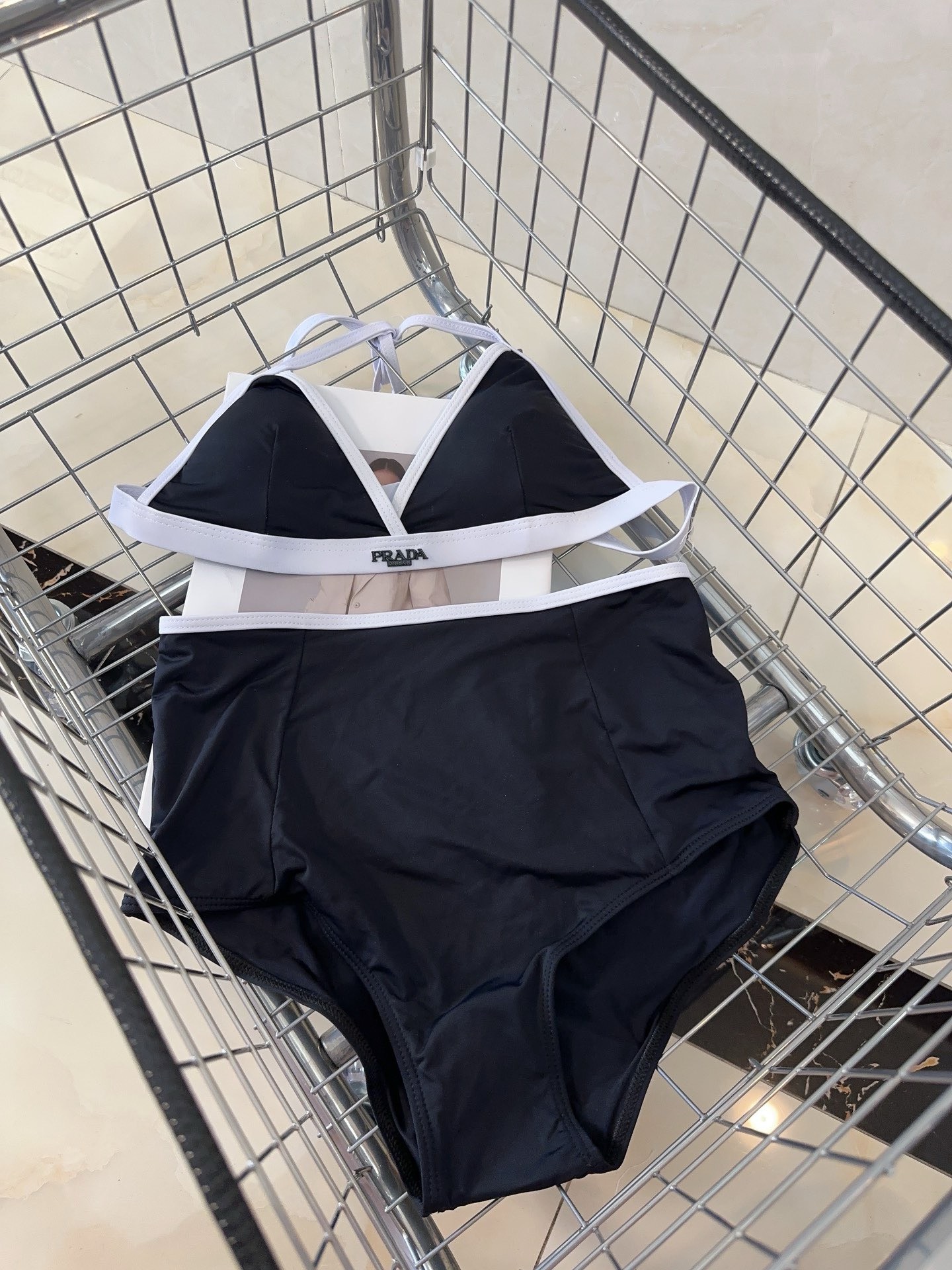 Bagsaaa Pra*a Black Bikini