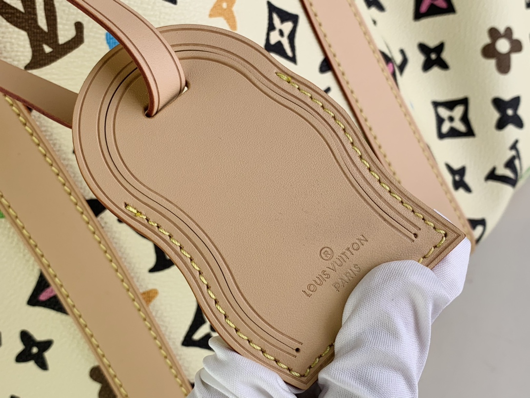 Bagsaaa L0vis Vvtt0n Keepall Bandoulière 45 Vanilla Monogram Craggy coated canvas - 45 x 27 x 20 cm
