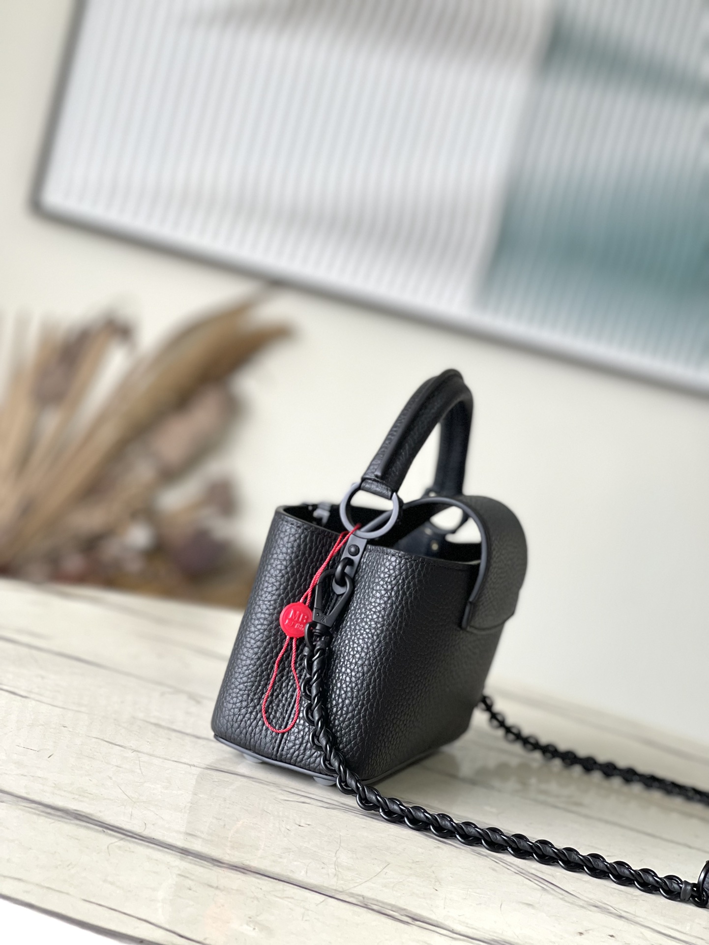 Bagsaaa L0vis Vvtt0n Capucines East-West Mini Black - 22 x 12 x 8 cm