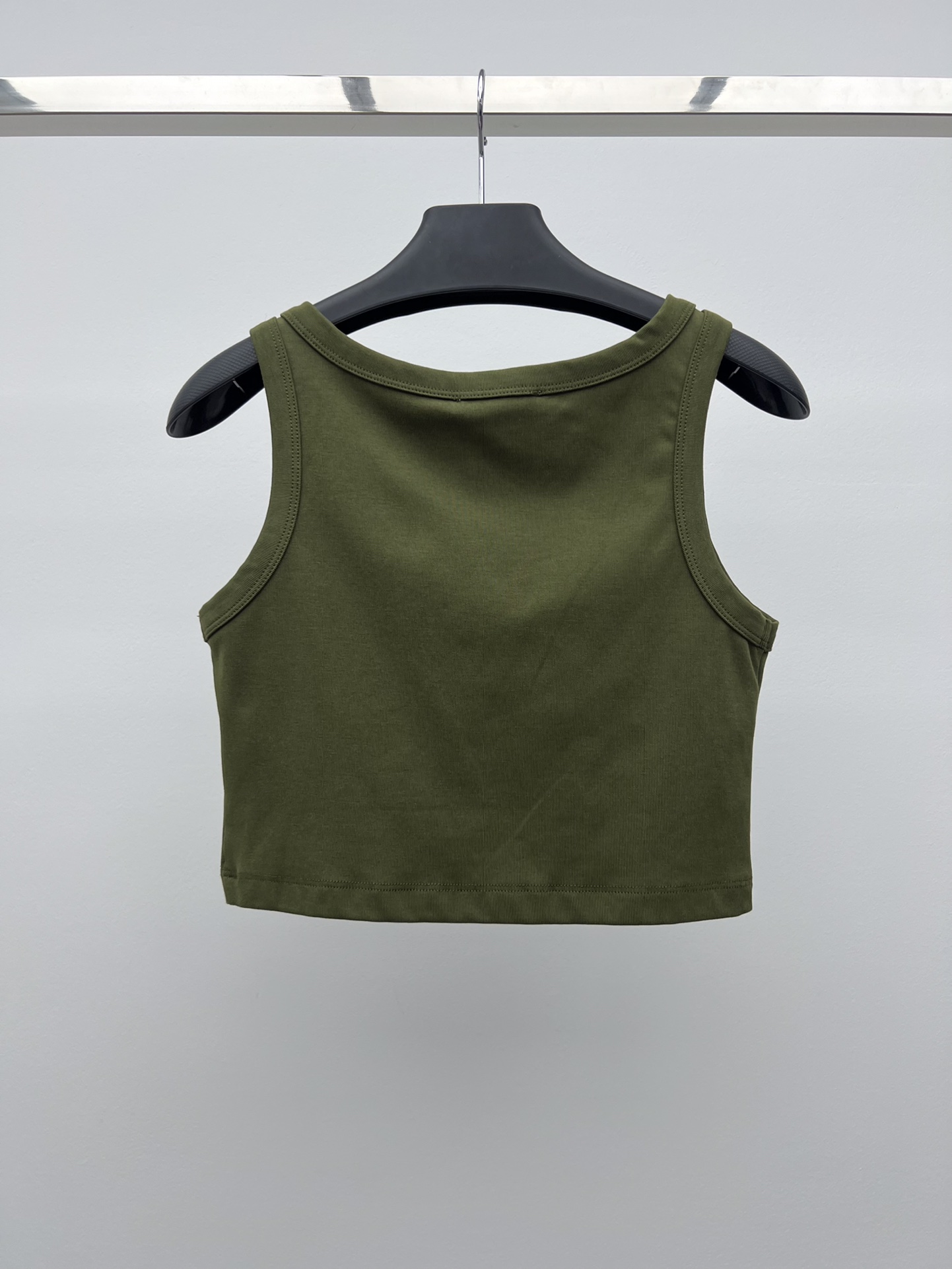 Bagsaaa Pra*a Olive Green Tank Top