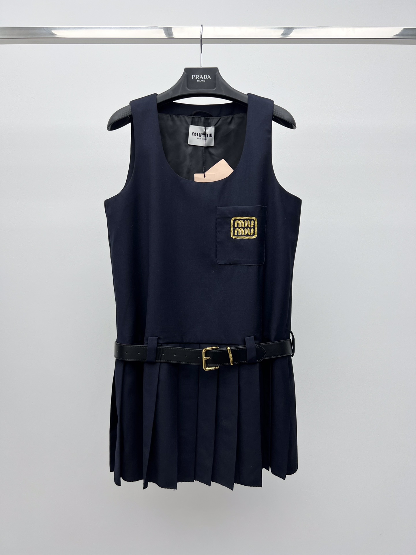 Bagsaaa M1um1u Belt Dress