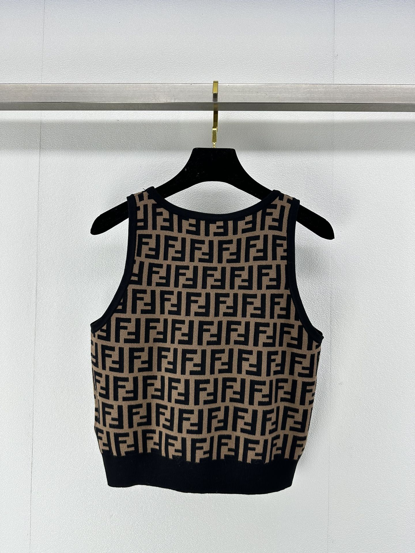 BAGSAAA F**di FF MOTIF SHORT TANK TOP