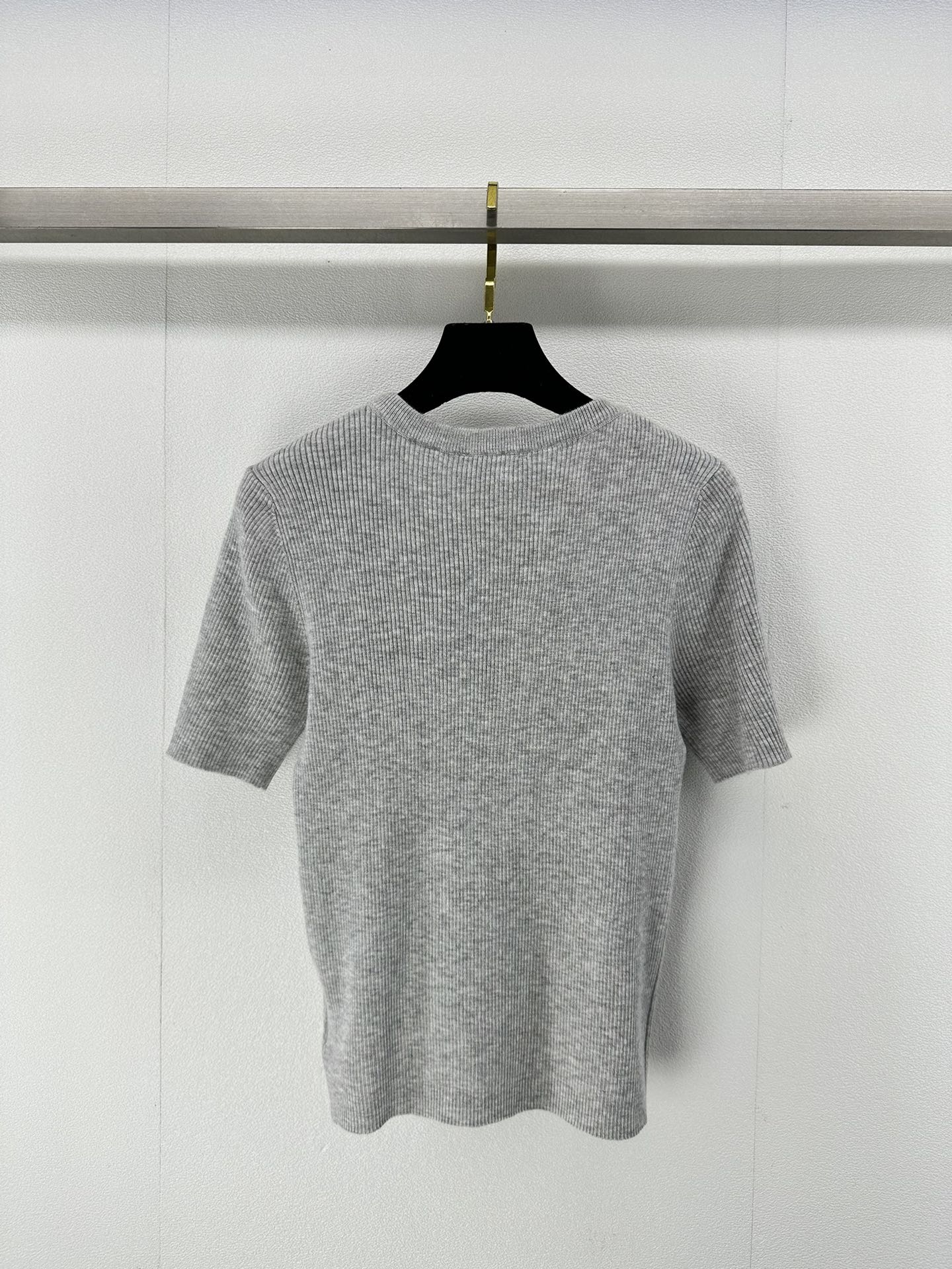 Bagsaaa Pra*a Logo-intarsia Knitted Short-sleeved