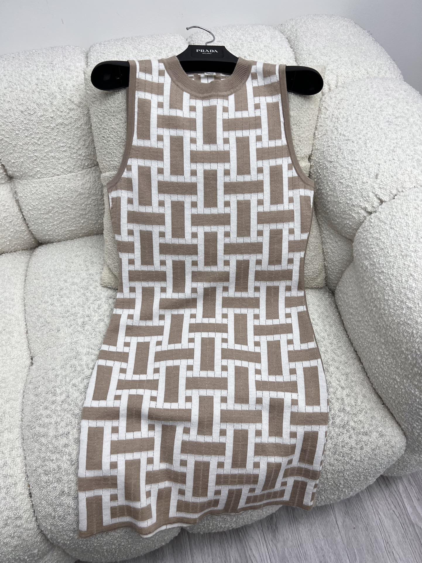 Bagsaaa H**me5 Mosaique short sleeveless dress