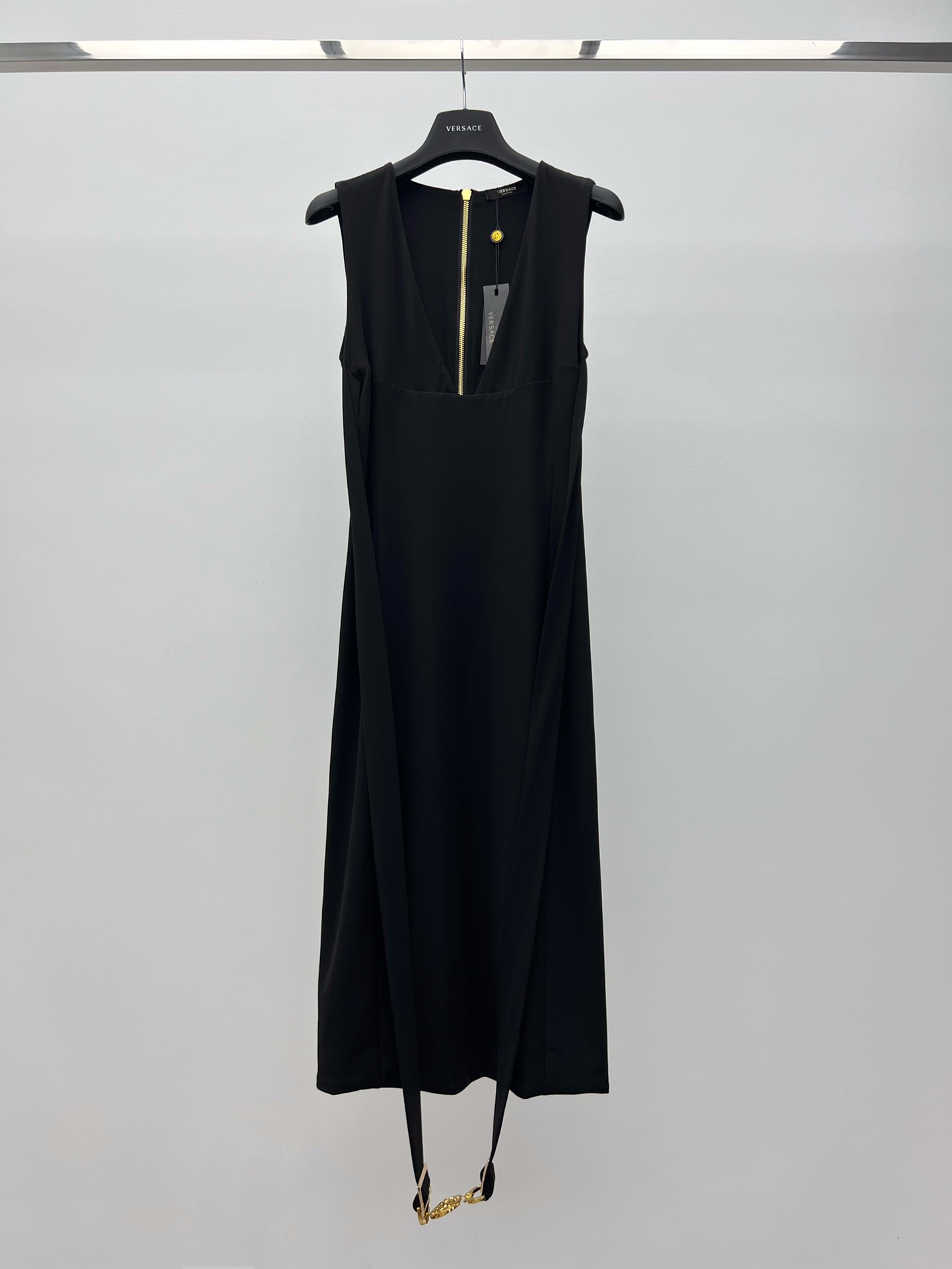 Bagsaaa Versace Crepe midi dress