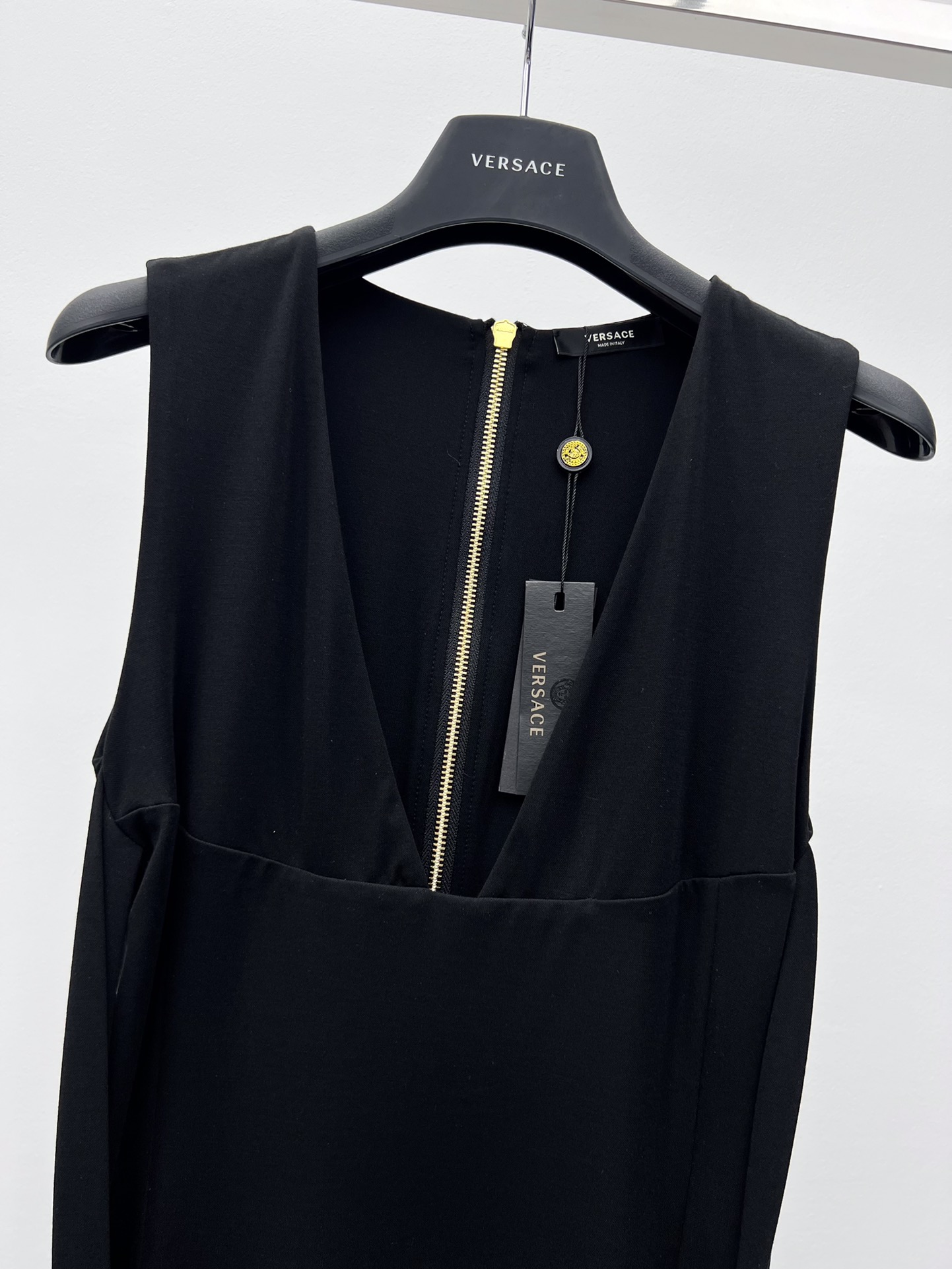 Bagsaaa Versace Crepe midi dress