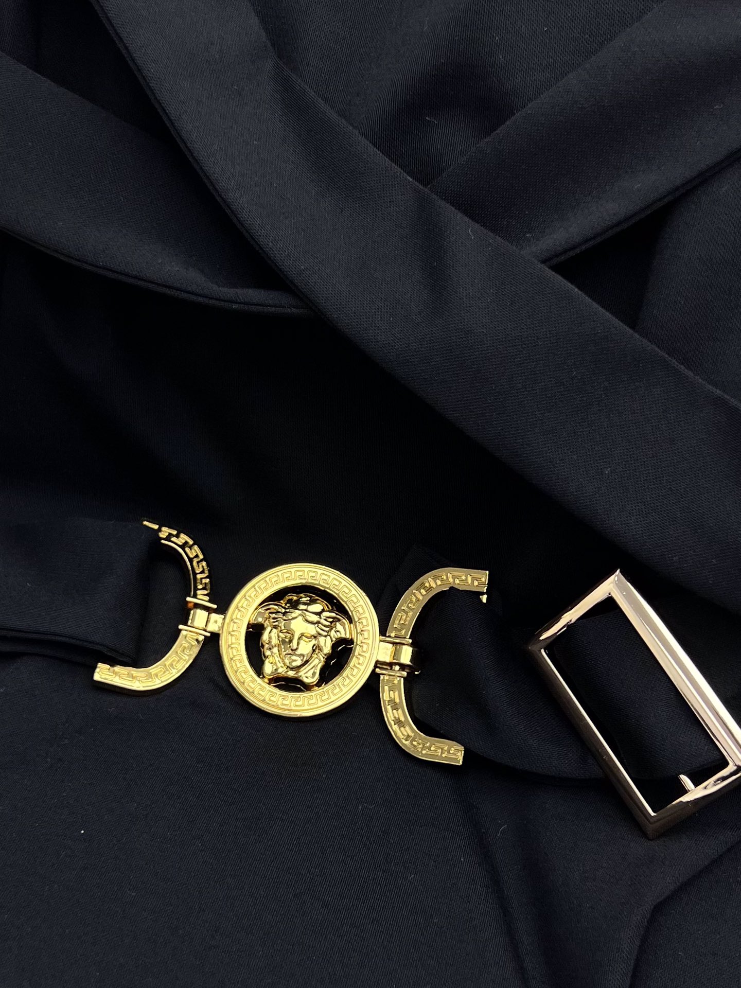 Bagsaaa Versace Crepe midi dress
