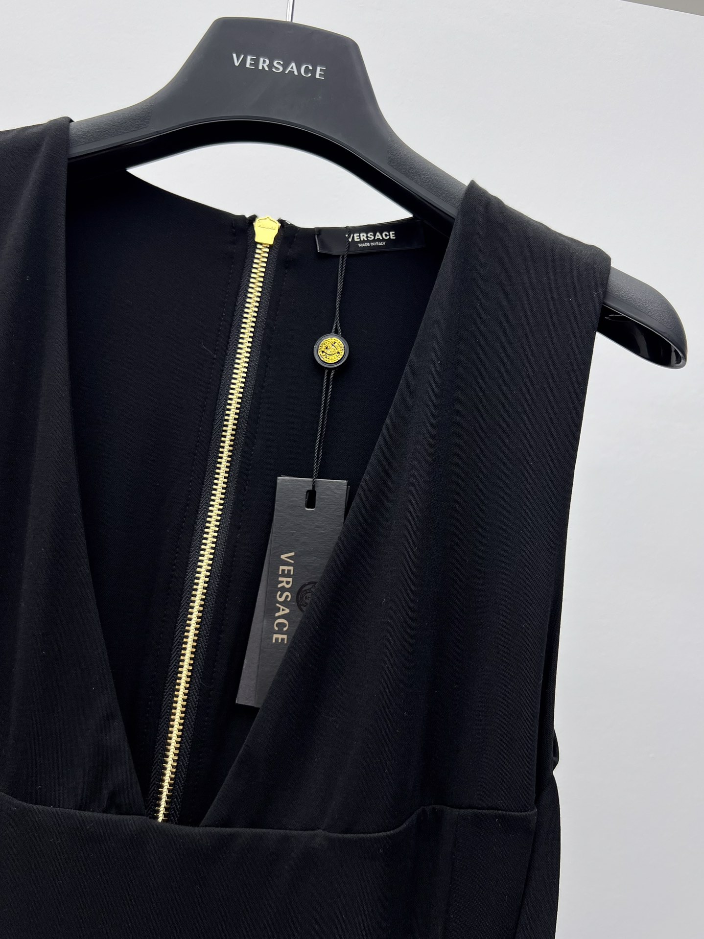 Bagsaaa Versace Crepe midi dress