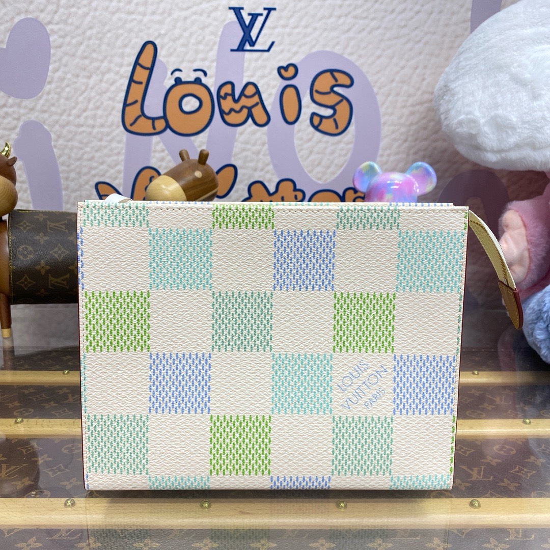 Bagsaaa L0vis Vvtt0n N40740 Toilet Pouch - Size 20 x 25 x 5.5 cm