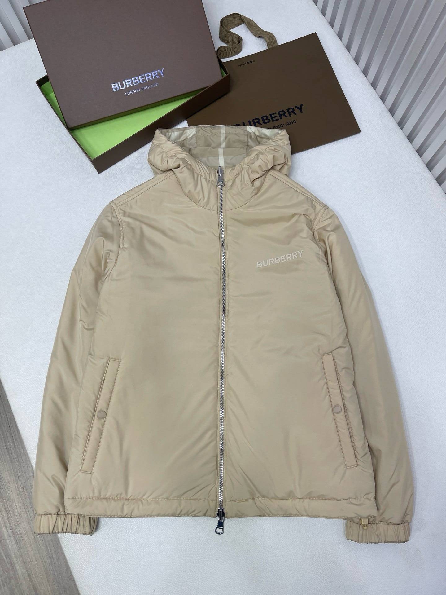 Bagsaaa Bv*b*rry Giubbino stanford in nylon beige