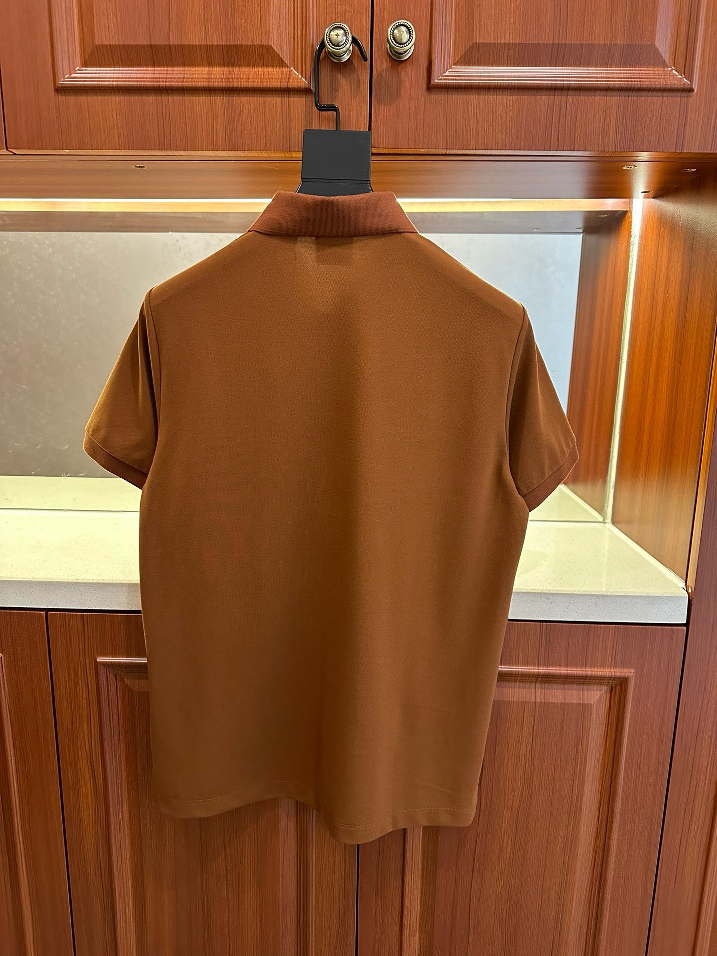 BAGSAAA Bv*b*rry LONDON ENGLAND POLO CODY SHIRT BROWN