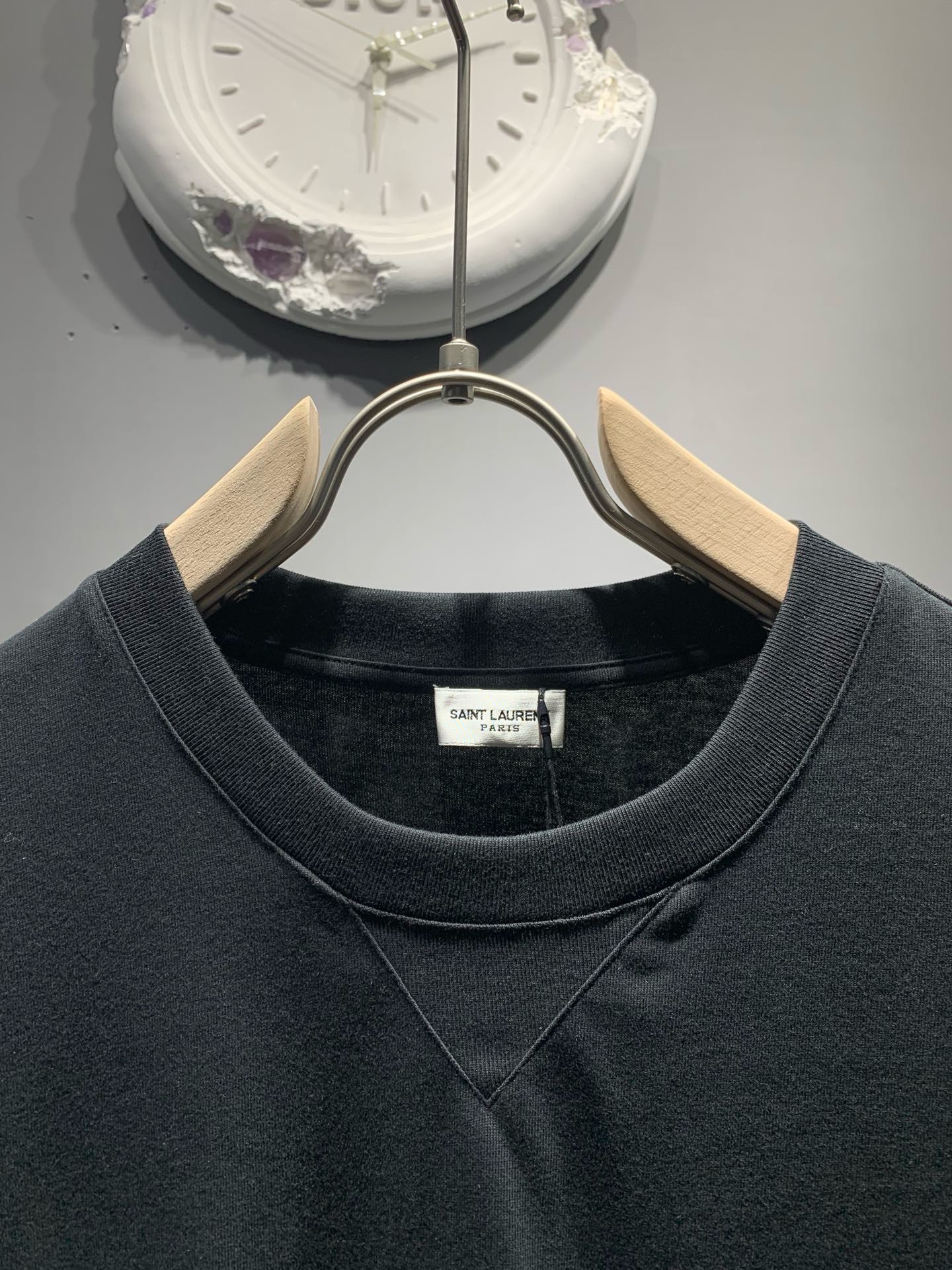 Bagsaaa Y51 Black Front Pocket T-Shirt