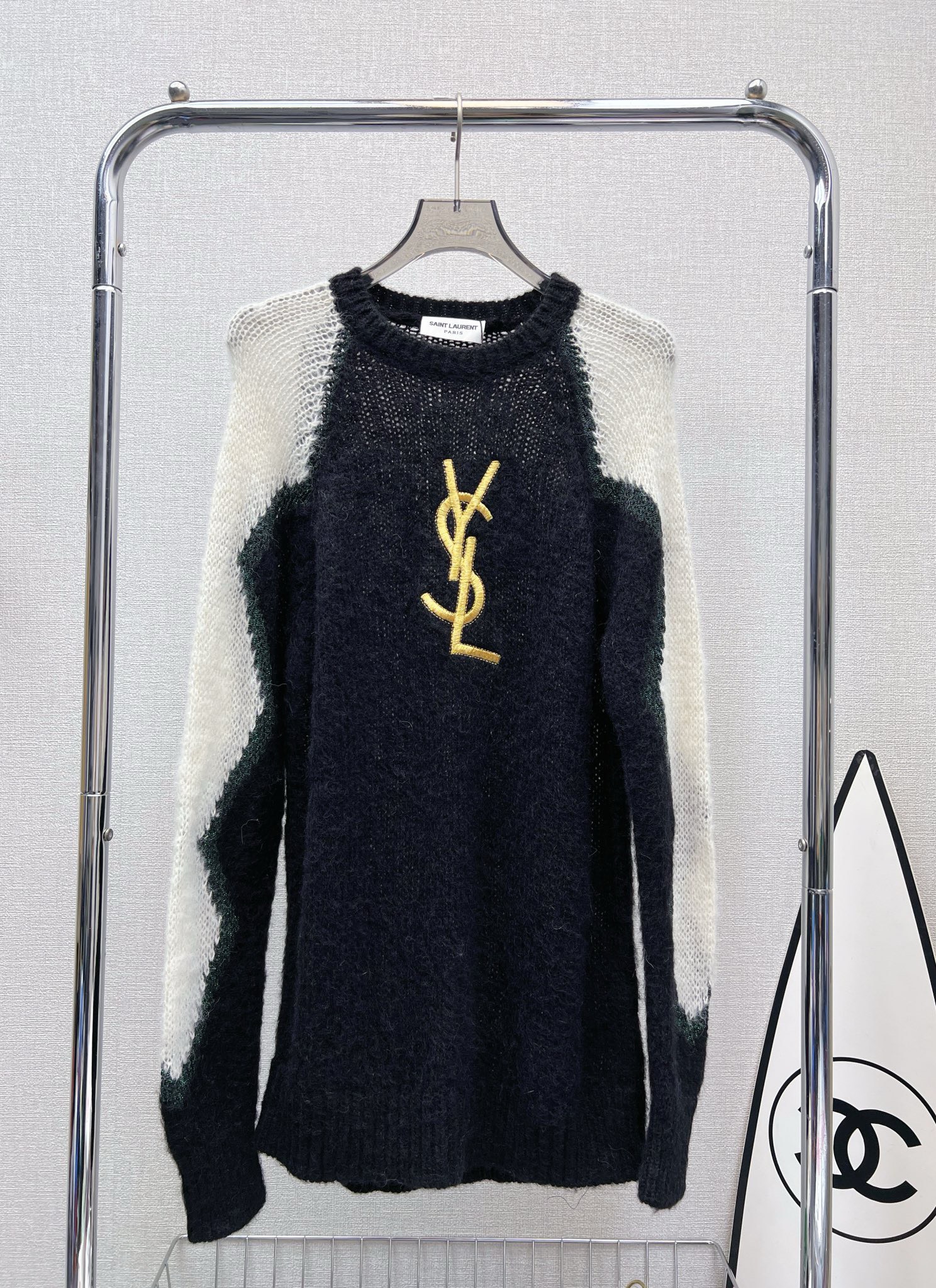 Bagsaaa Y51 Mohair Blend Knit Sweater
