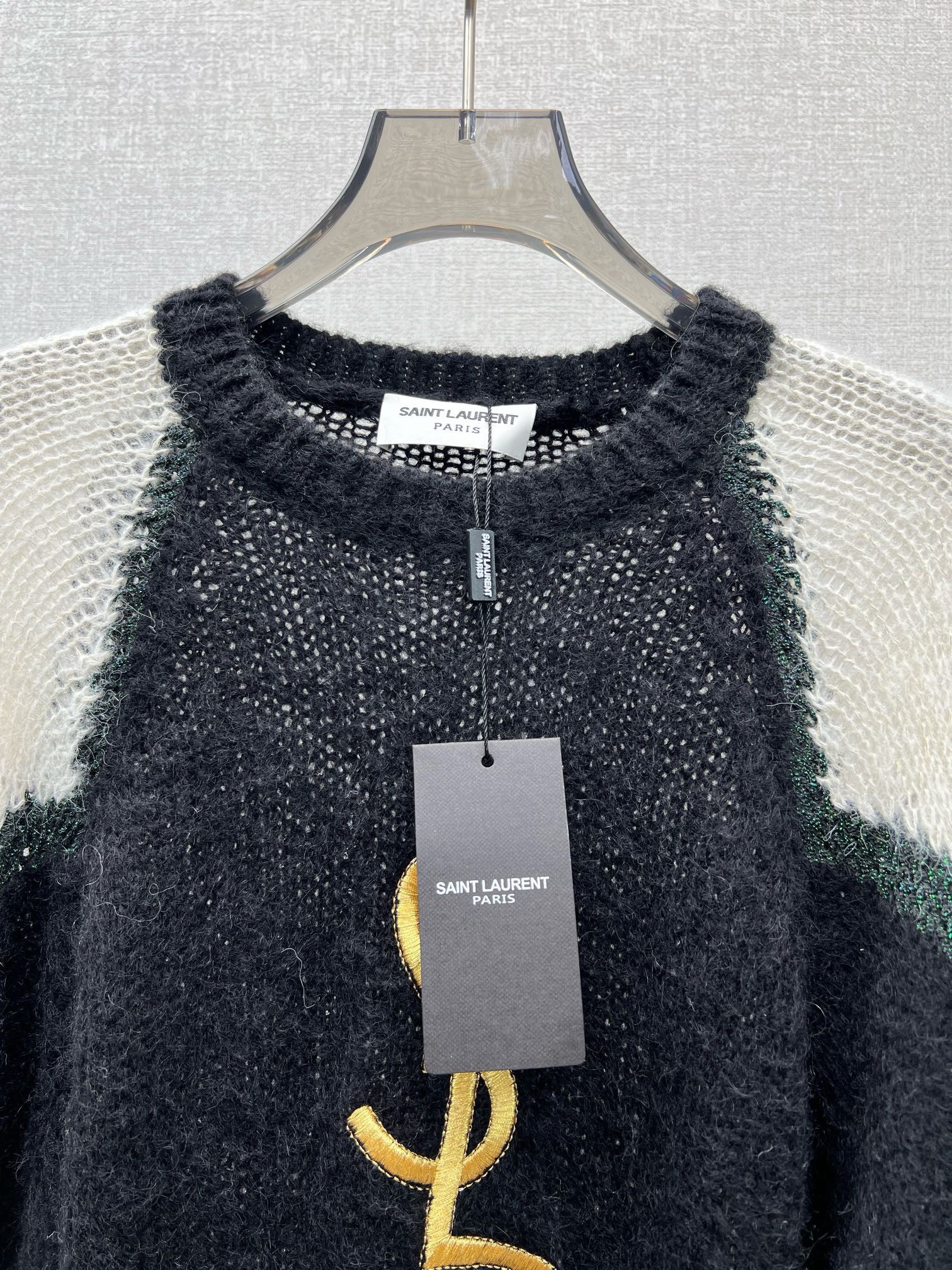 Bagsaaa Y51 Mohair Blend Knit Sweater
