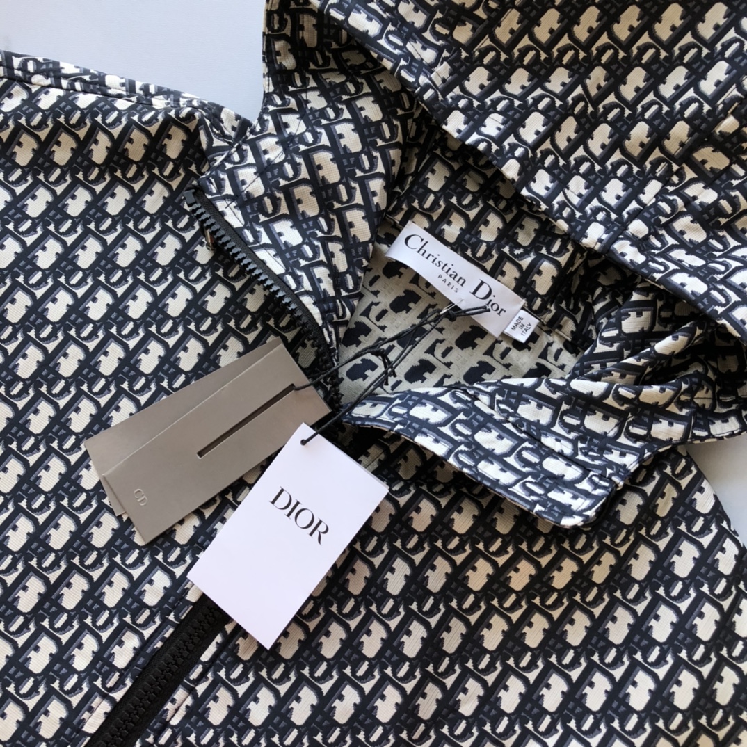 Bagsaaa D10r Blue Oblique Jacquard Jacket