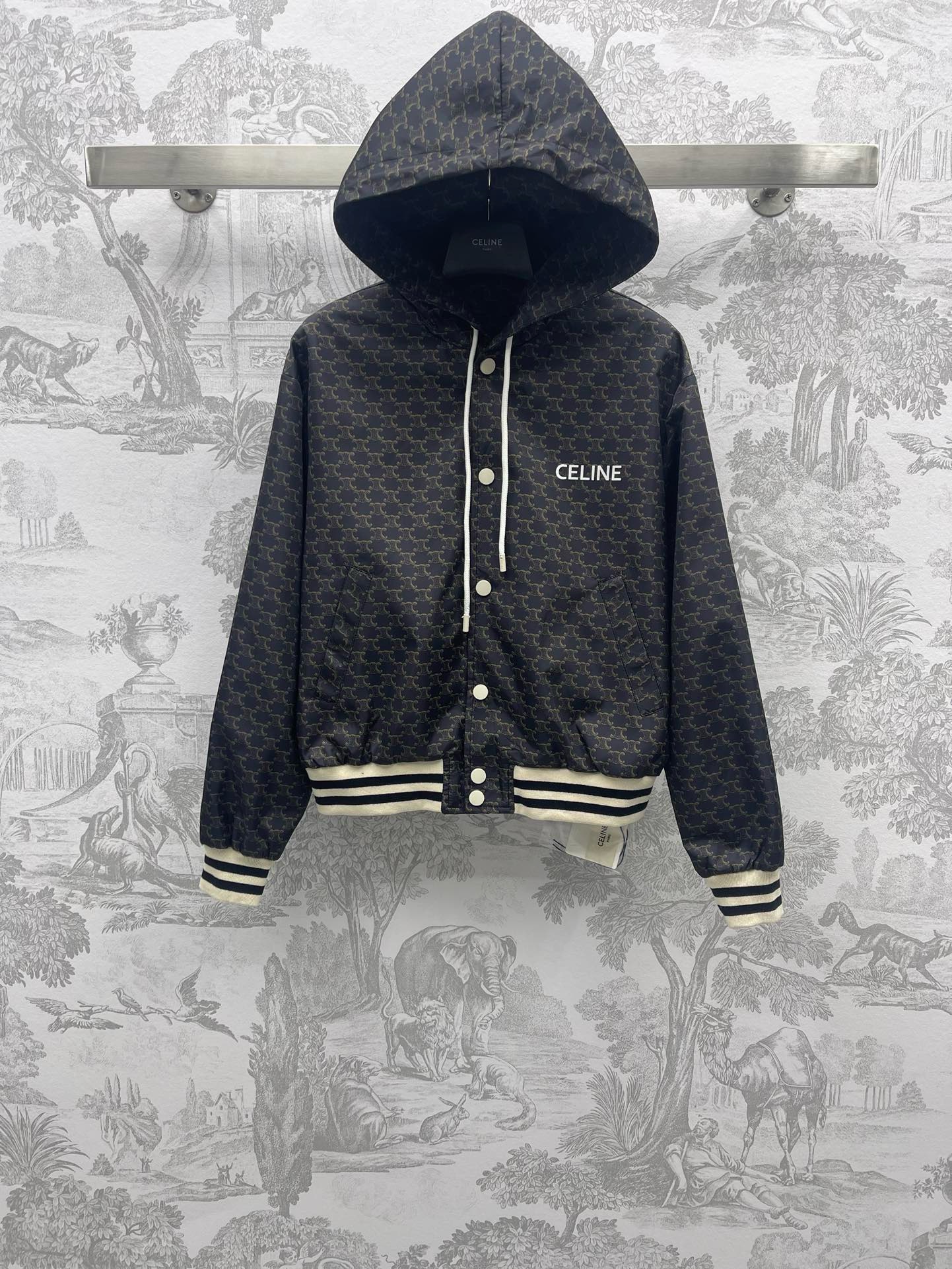 Bagsaaa Ce1i*e Black Triomphe Jacket
