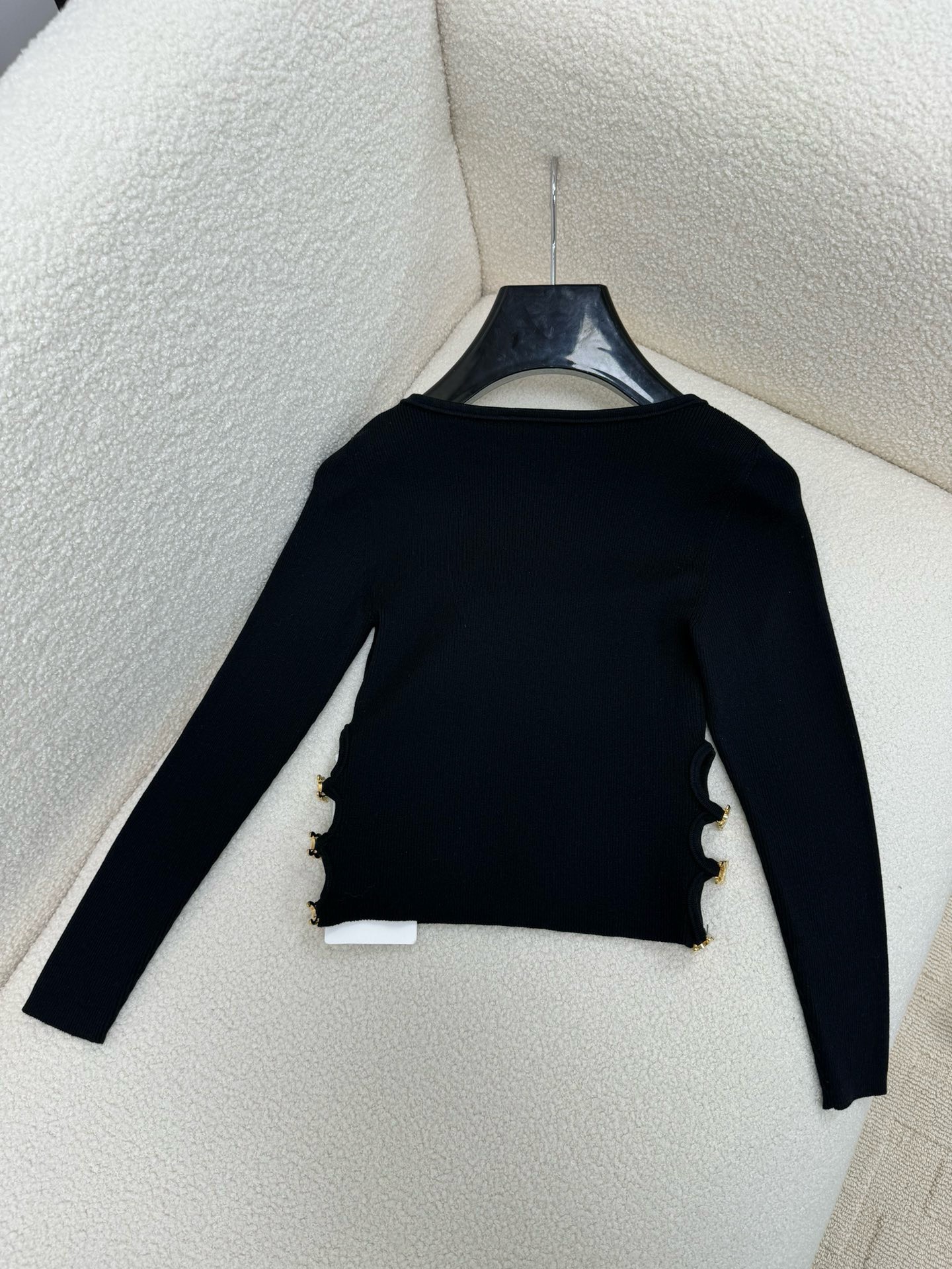 Bagsaaa Ce1i*e Black Long Sleeve Top