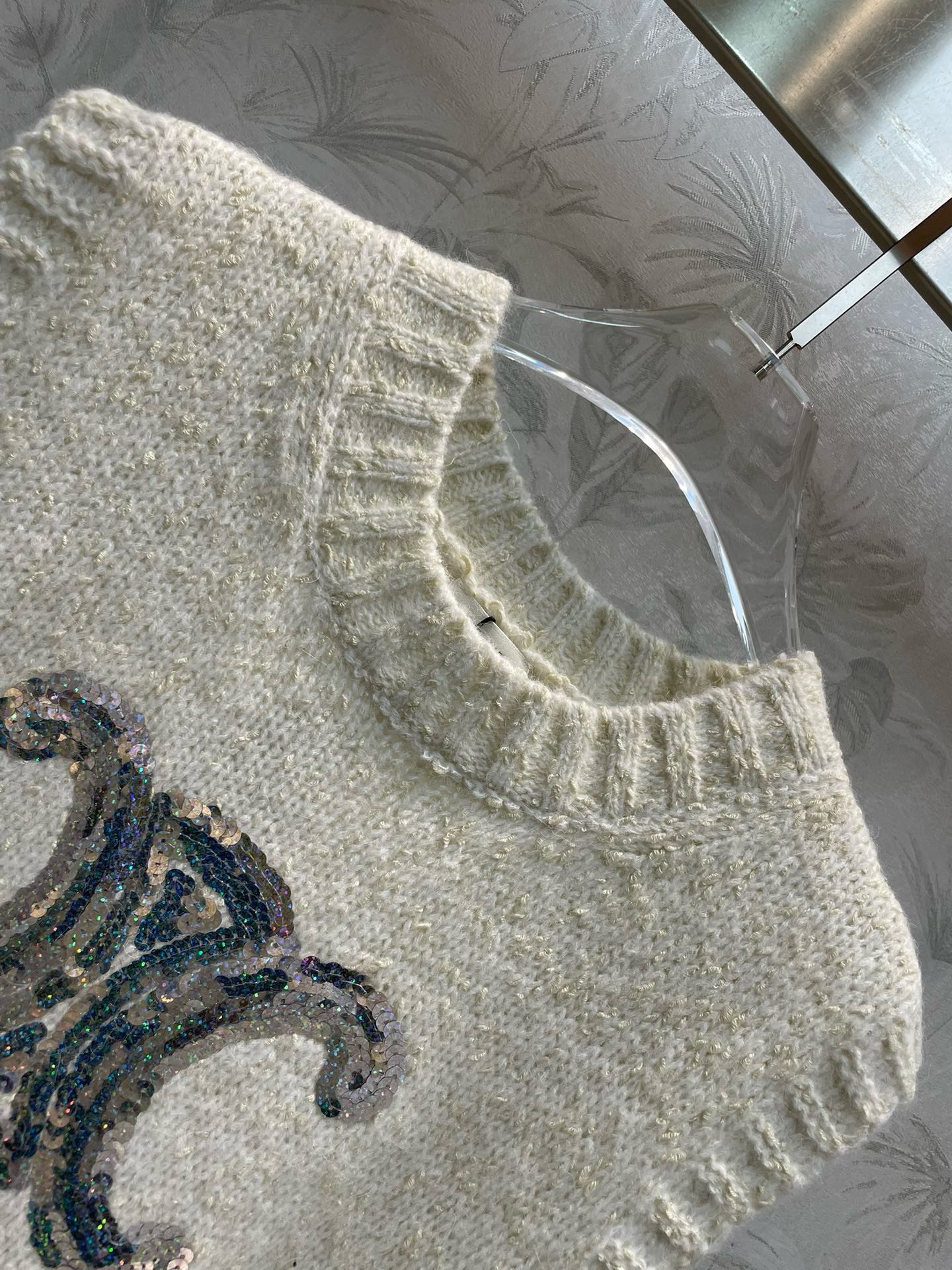 Bagsaaa Ce1i*e Triomphe Logo Sleeveless Sweater