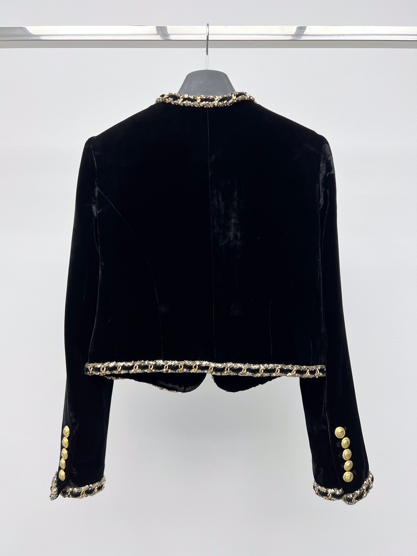BAGSAAA BALMAIN SEQUINS EMBROIDERED JACKET