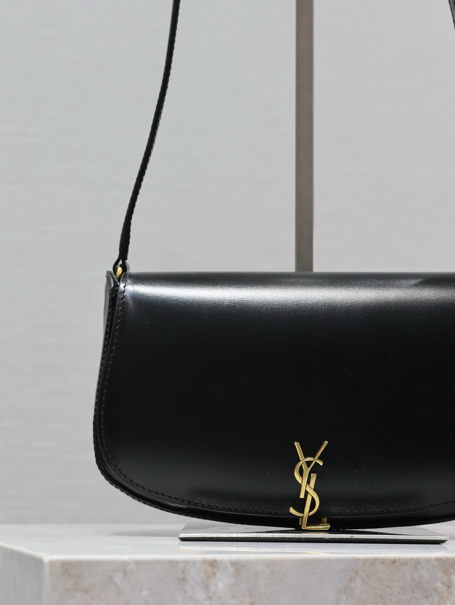 Bagsaaa Y51 Mini Voltaire In Box Sa1nt Lau*nt 779642 Black - 21 X 11 X 4.5 CM