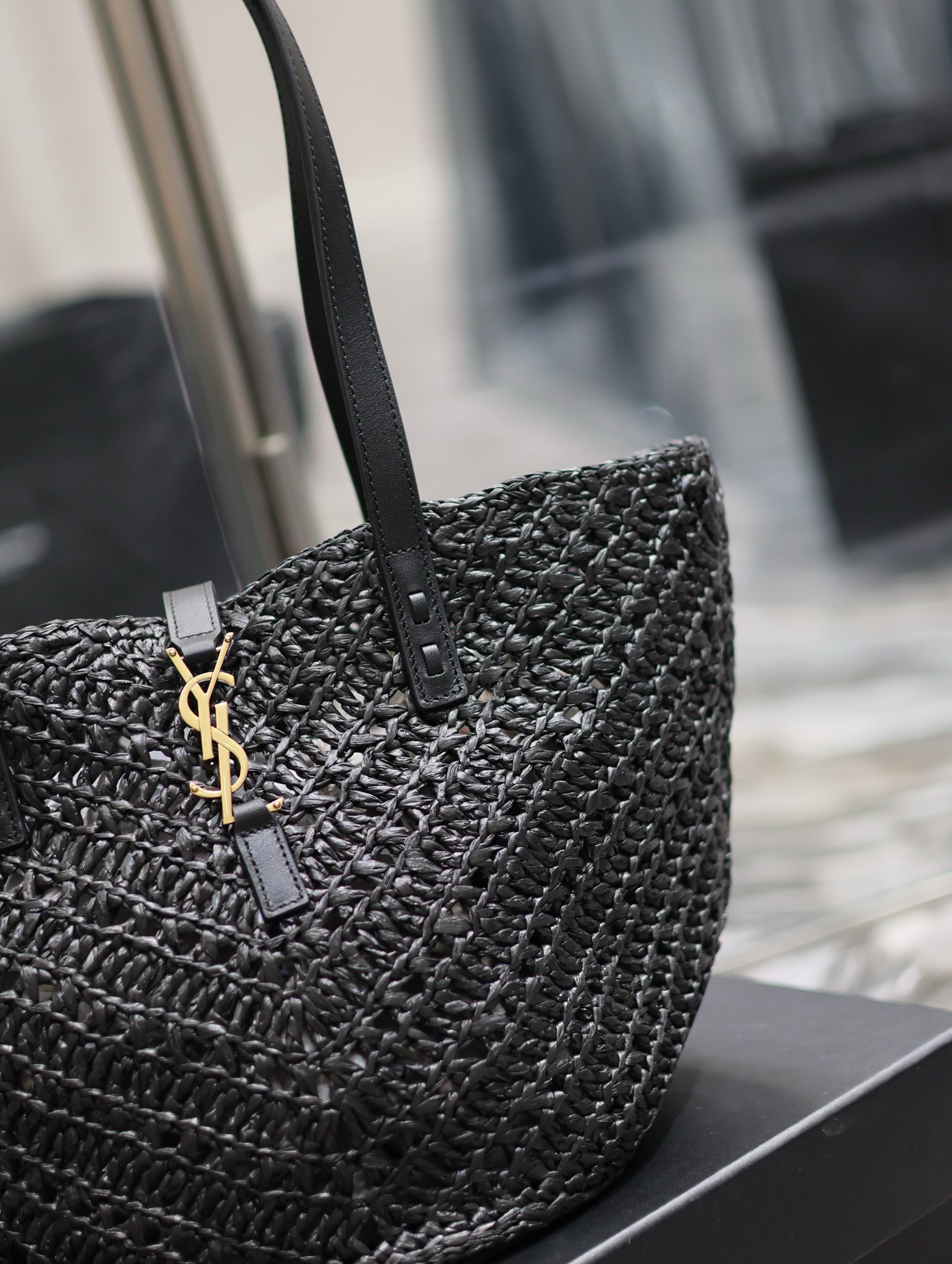 Bagsaaa Y51 Panier Black Tote - 39x20x21cm