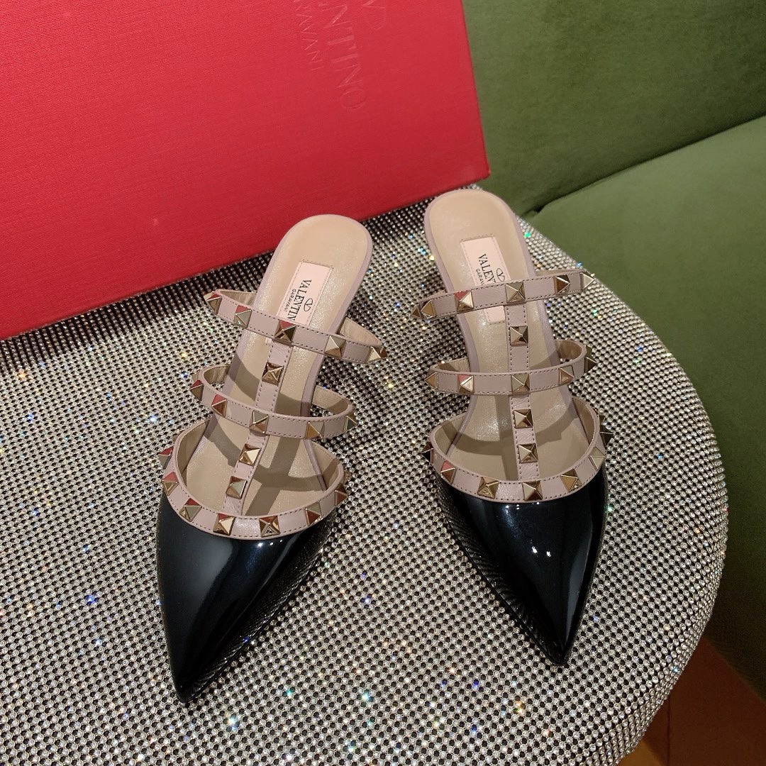 Bagsaaa Va1e*ntin0 GARAVANI Rockstud mules