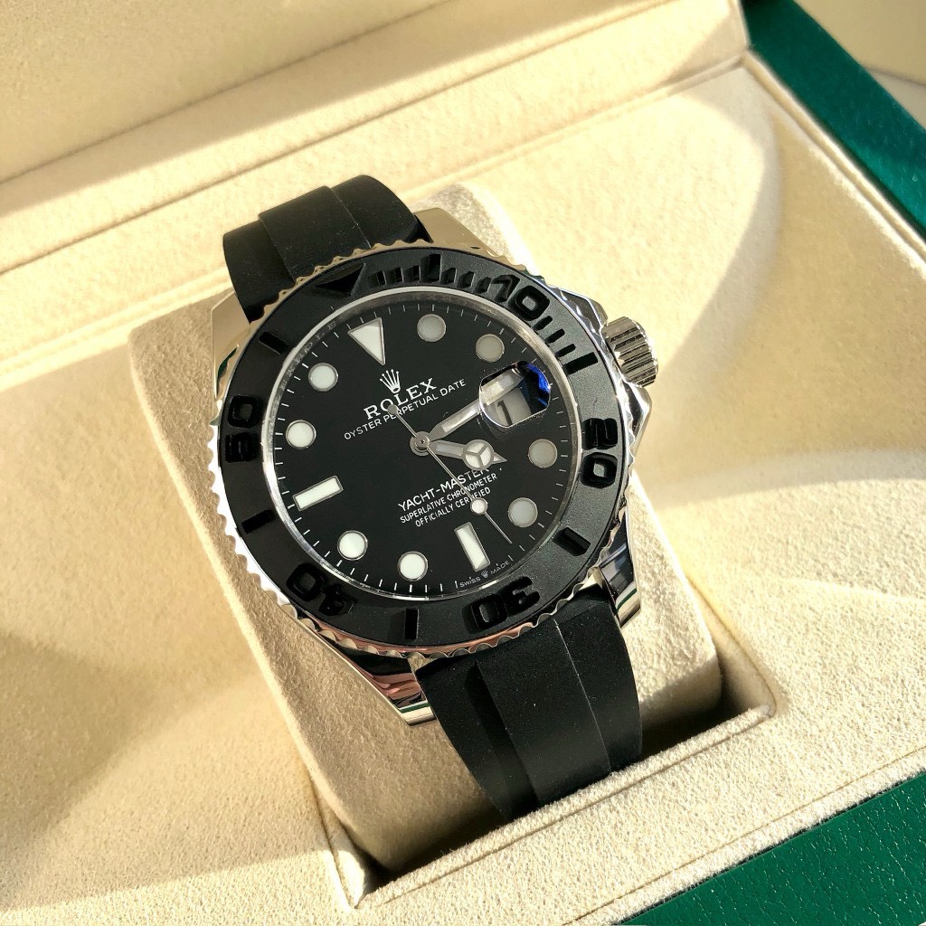 Bagssaaa R01exYACHT-MASTER BLACK DIA 42MM