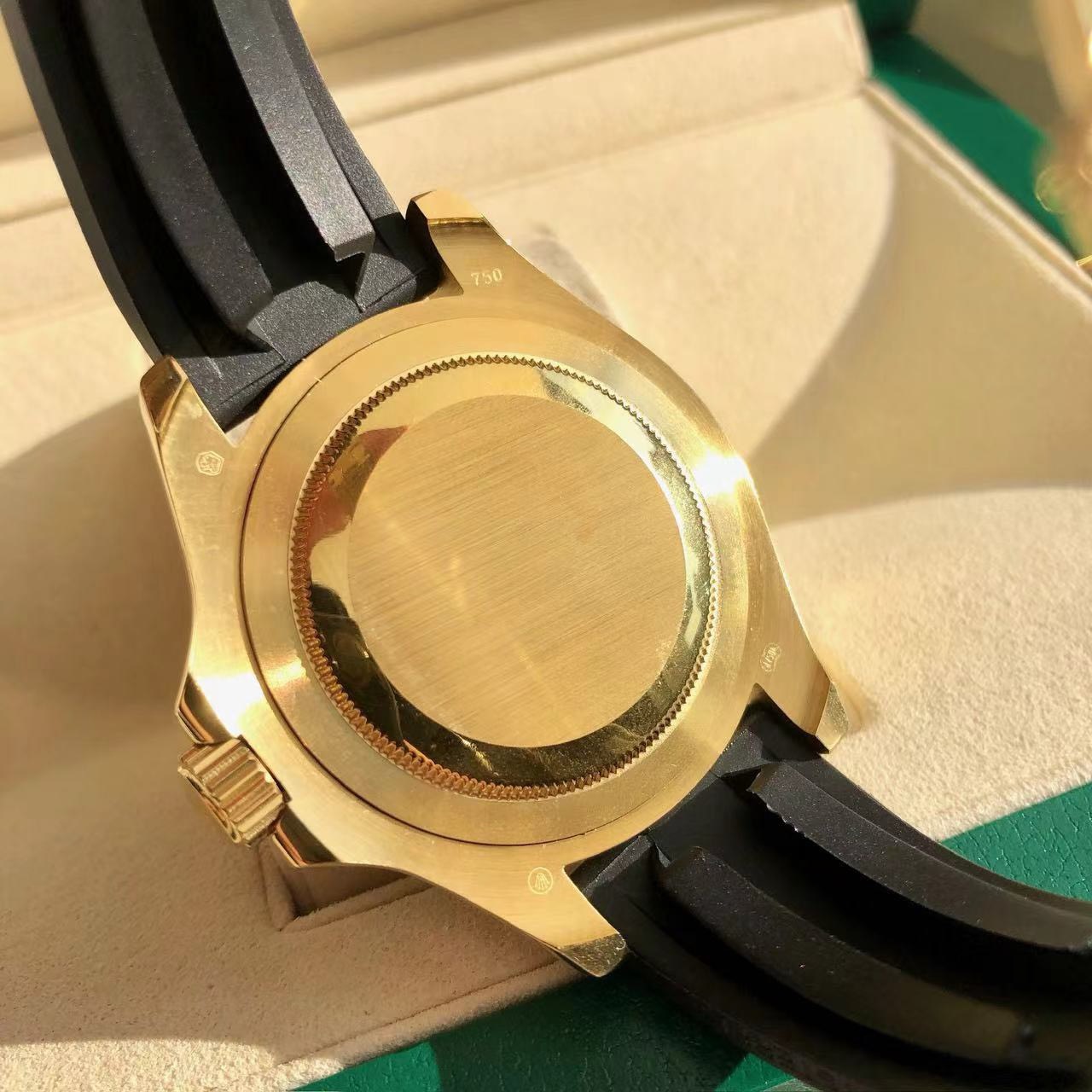 Bagssaaa R01ex YACHT-MASTER BLACK DIA 42MM Gold
