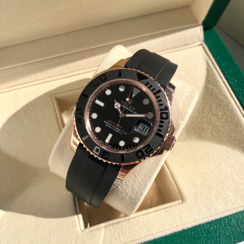 Bagssaaa R01ex YACHT-MASTER BLACK DIAL 42MM Rose Gold