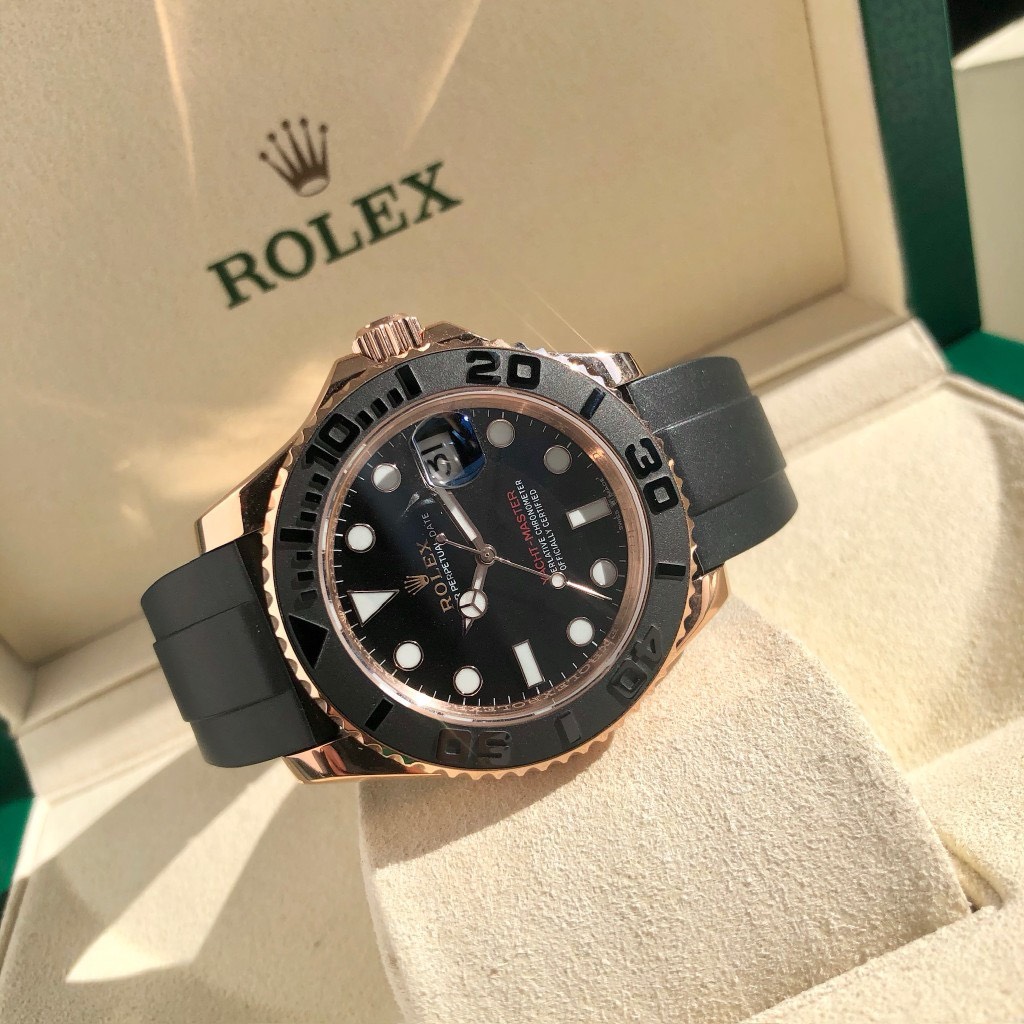 Bagssaaa R01ex YACHT-MASTER BLACK DIAL 42MM Rose Gold