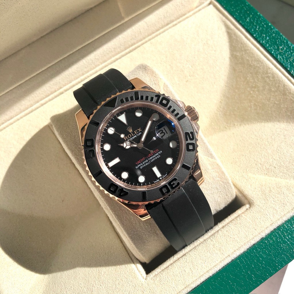 Bagssaaa R01ex YACHT-MASTER BLACK DIAL 42MM Rose Gold