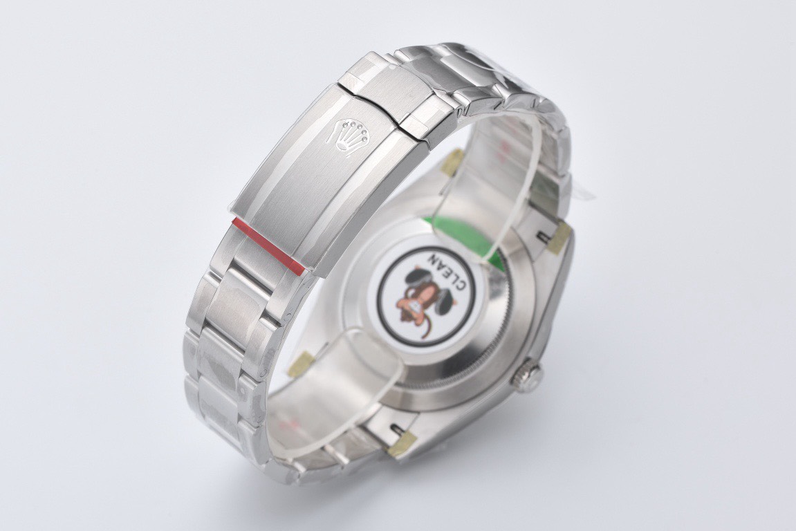 Bagsaaa R01ex OYSTER PERPETUAL Silver and green dial 40mm