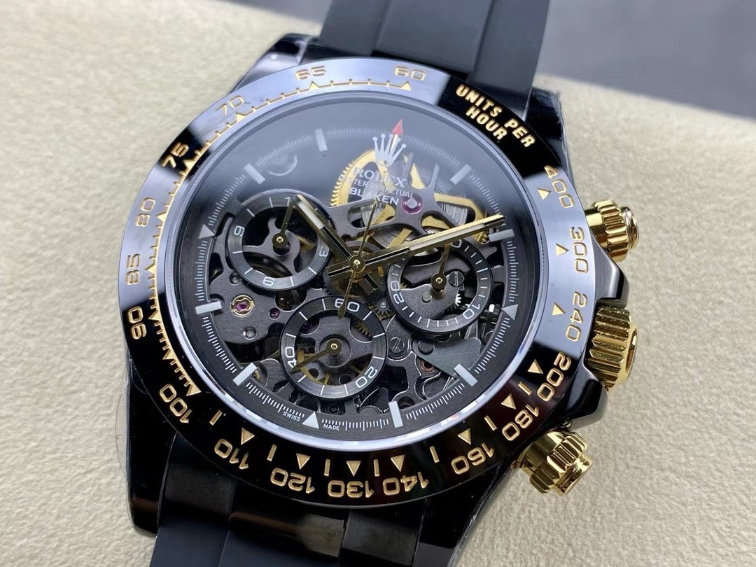 Bagsaaa R01ex Daytona D1am0nds Black Dial 40mm x 15mm