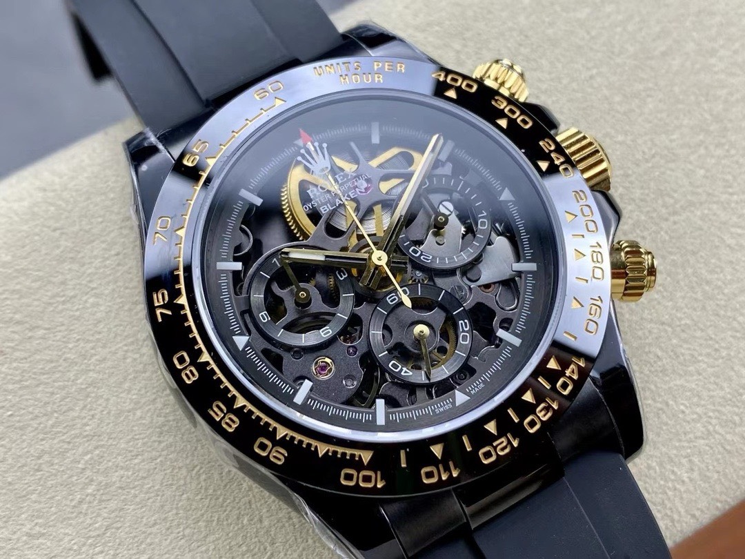 Bagsaaa R01ex Daytona D1am0nds Black Dial 40mm x 15mm