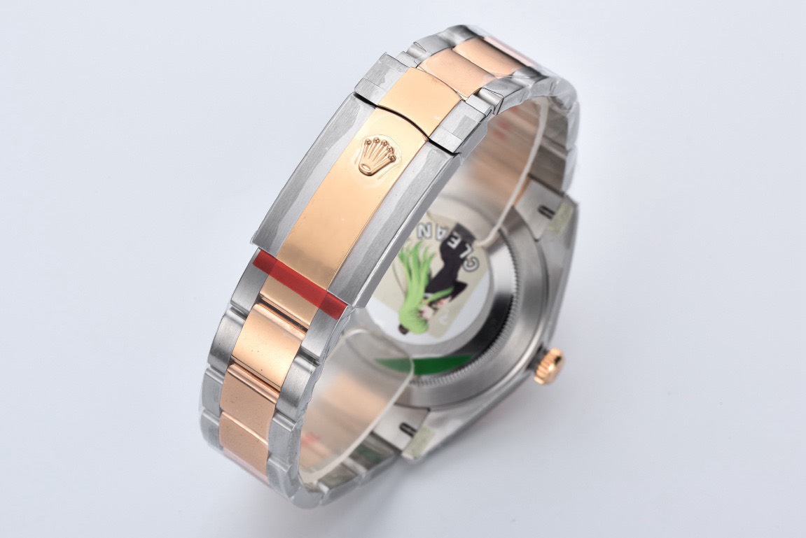 Bagsaaa R01ex Datejust 41 41mm Rose Gold Oyster Fluted