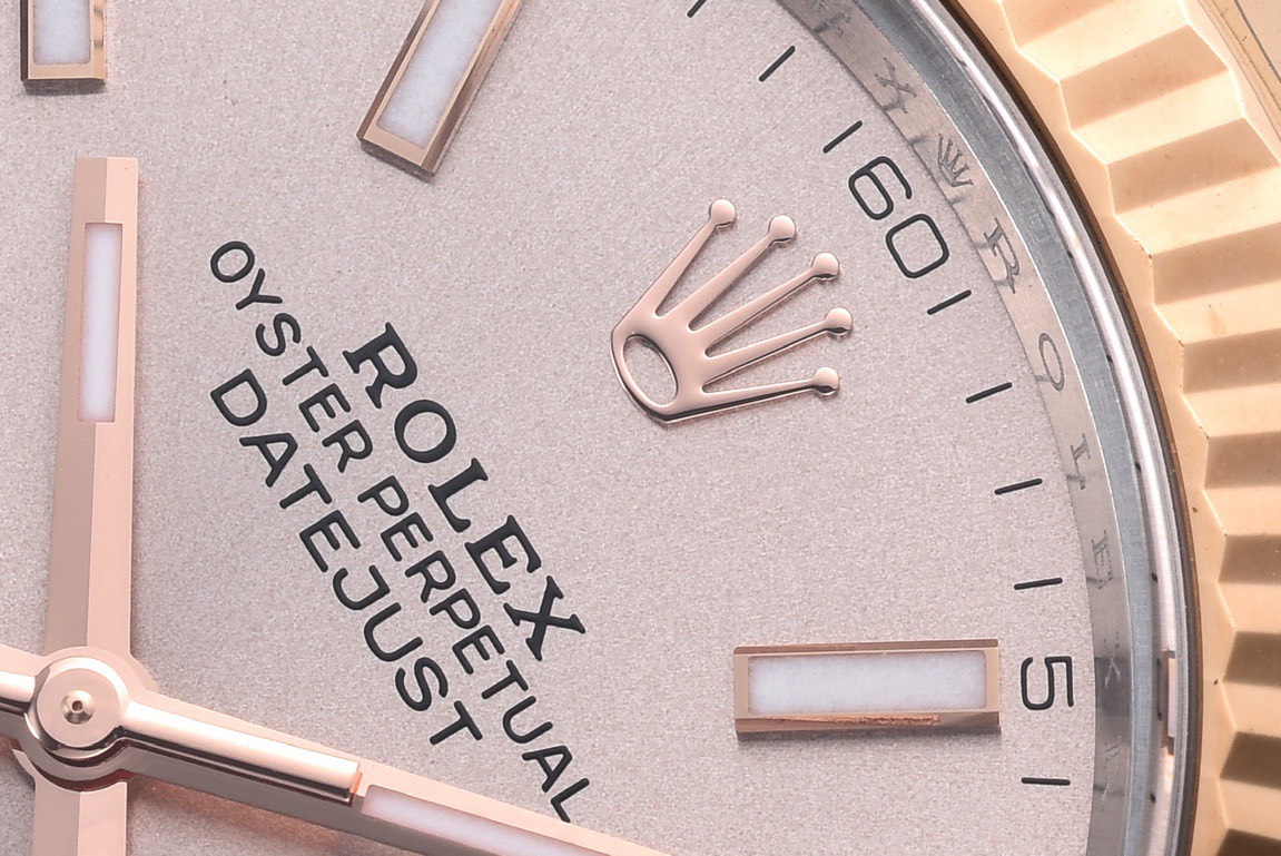 Bagsaaa R01ex Datejust 41 41mm Rose Gold Oyster Fluted